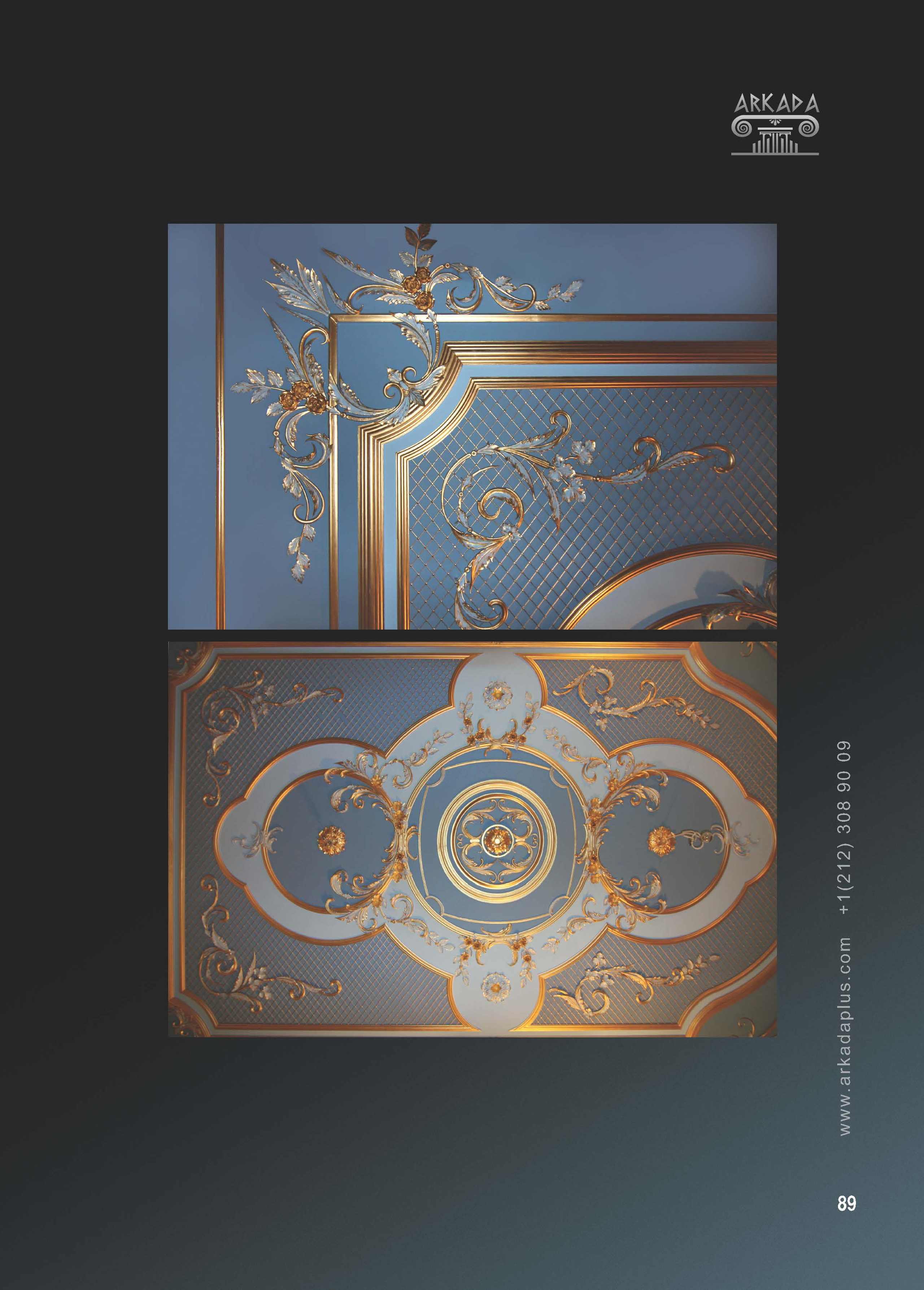 Catalog pages. Plaster molding