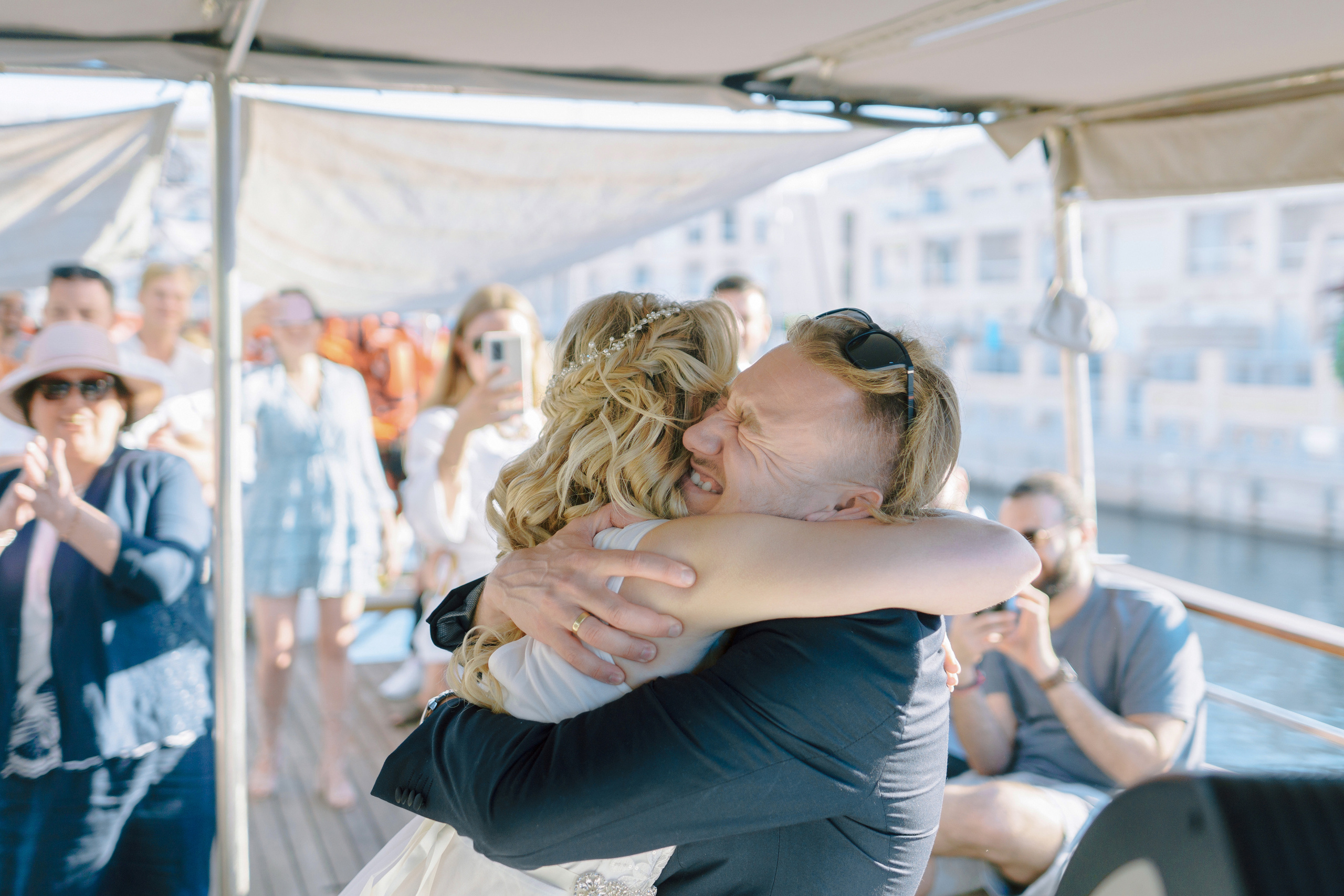 Wedding on a yacht in Herzliya, Alexander & Yelena. Porto Travel Photographer | Couples & Vacation Photos in Portugal — WePortugal
