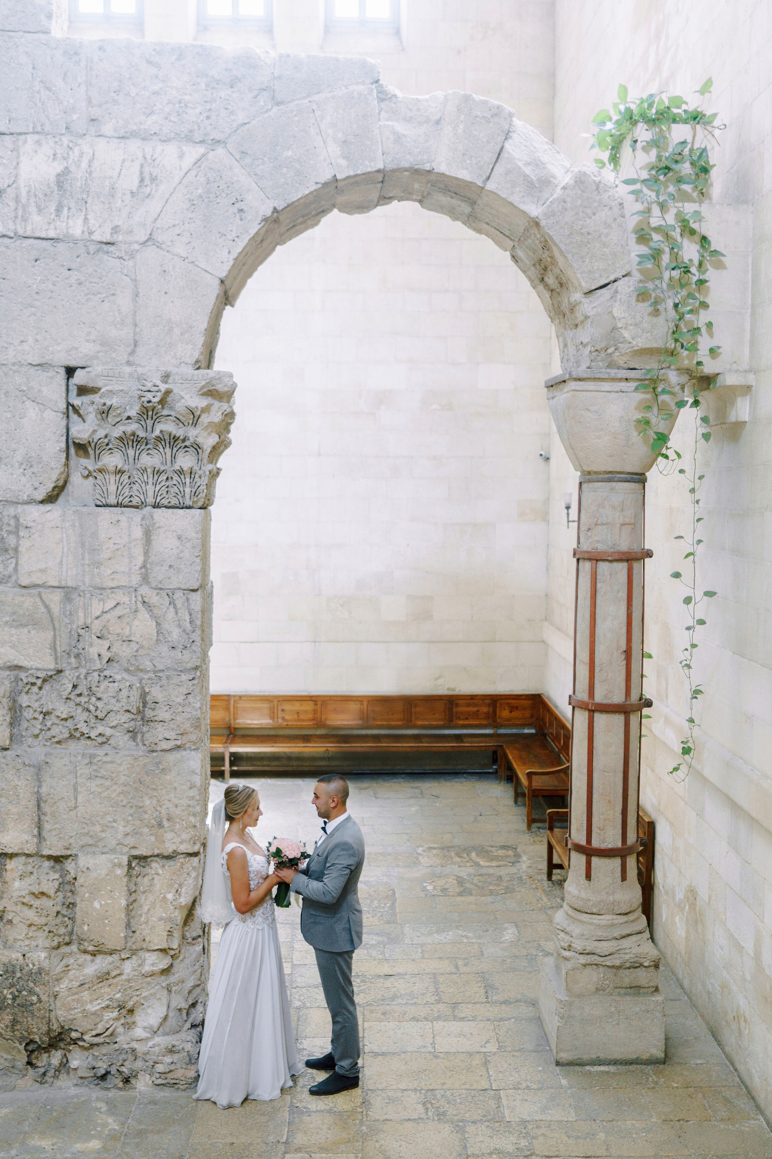 Church wedding of beautiful couple in Israel, Ivan & Kristina. Porto Travel Photographer | Couples & Vacation Photos in Portugal — WePortugal