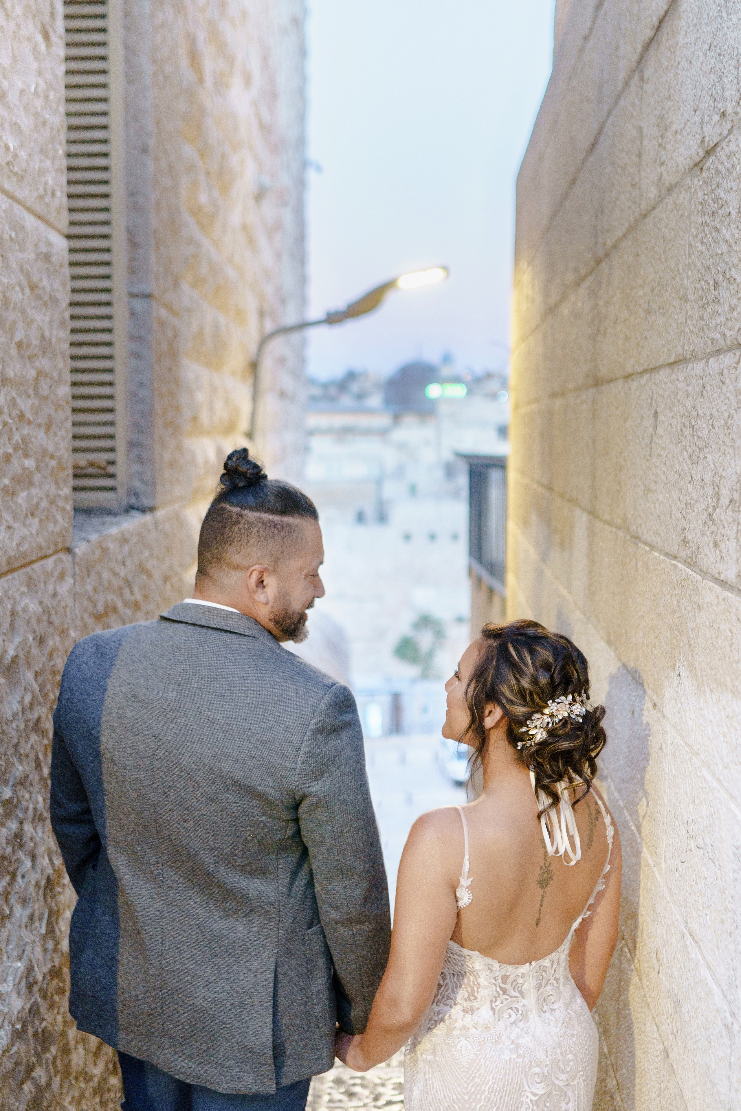 Свадебная прогулка в Иерусалиме, Розмари и Ортега. Фотограф и видеограф в Португалии