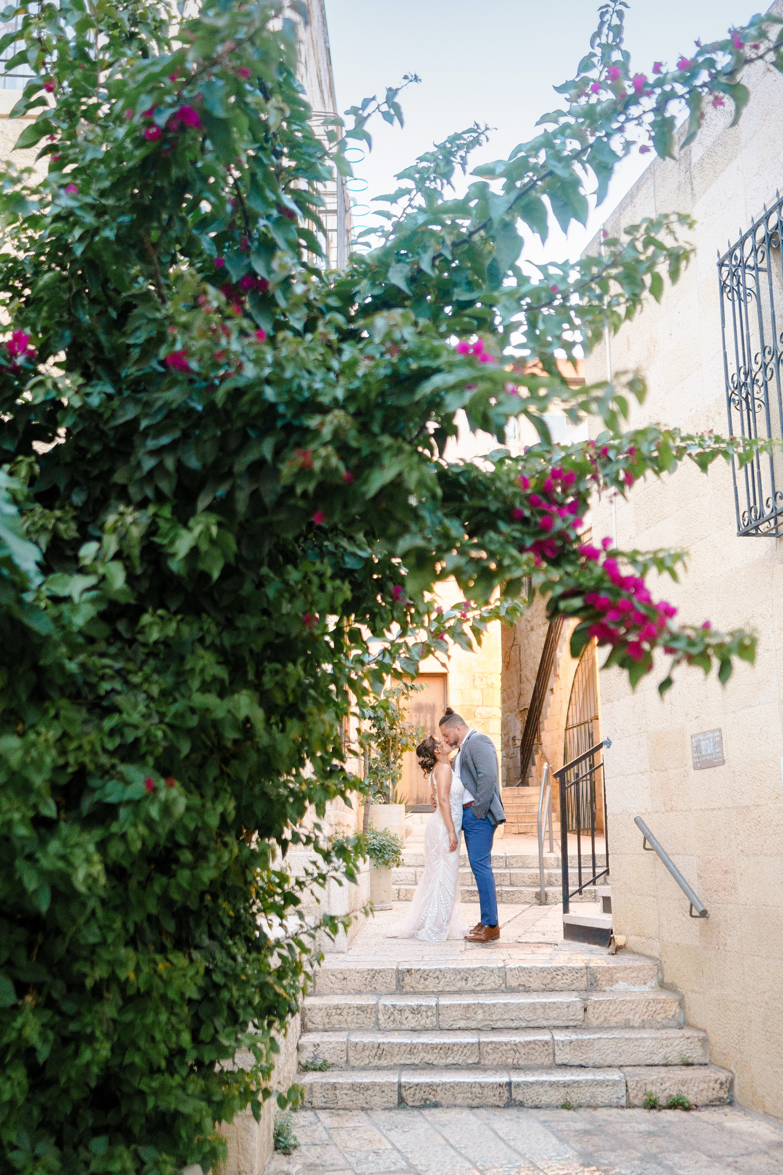 Свадебная прогулка в Иерусалиме, Розмари и Ортега. Фотограф и видеограф в Португалии