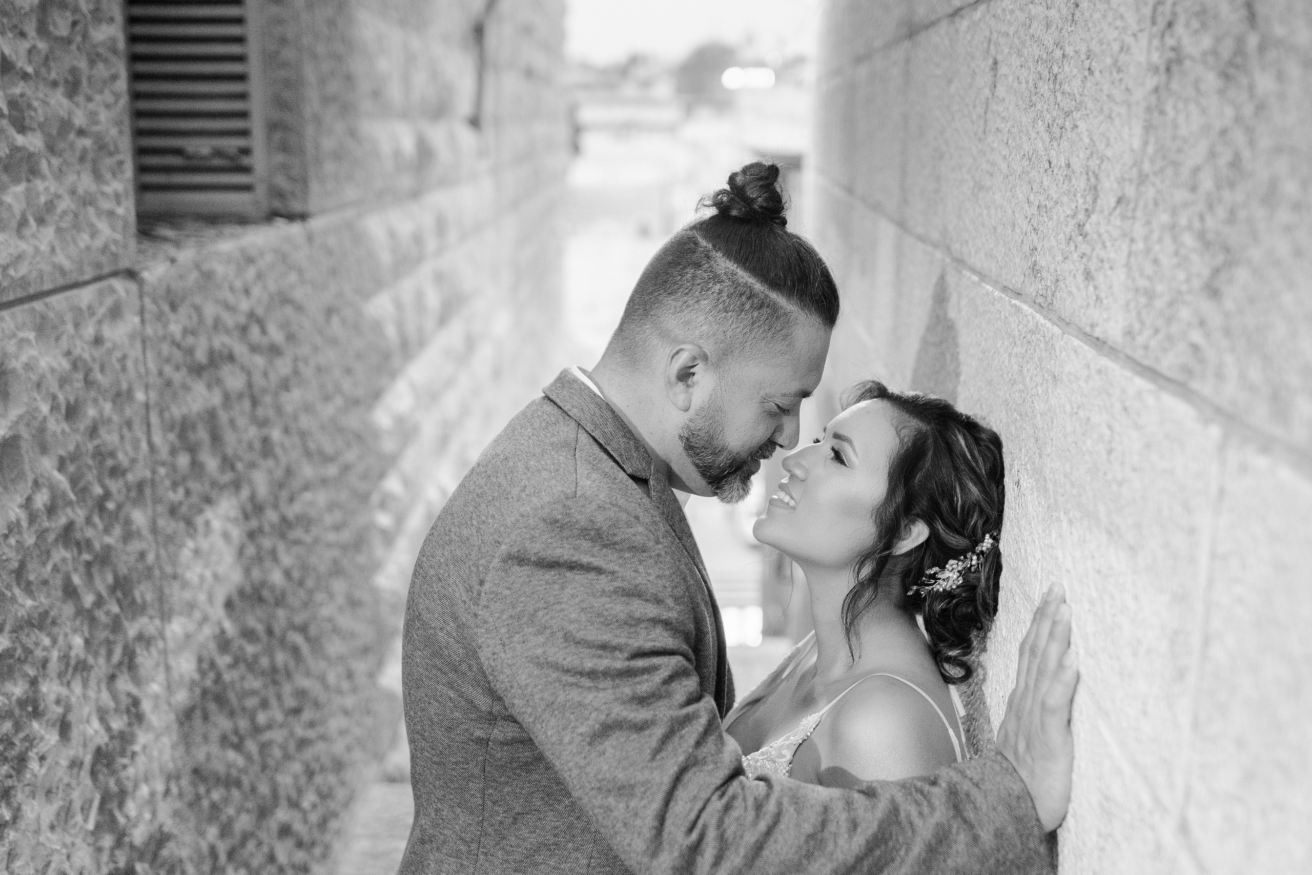 Свадебная прогулка в Иерусалиме, Розмари и Ортега. Фотограф и видеограф в Португалии