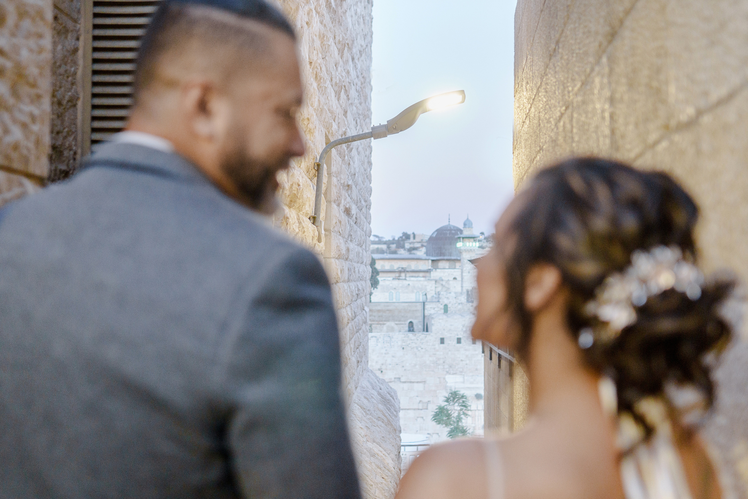 Свадебная прогулка в Иерусалиме, Розмари и Ортега. Фотограф и видеограф в Португалии