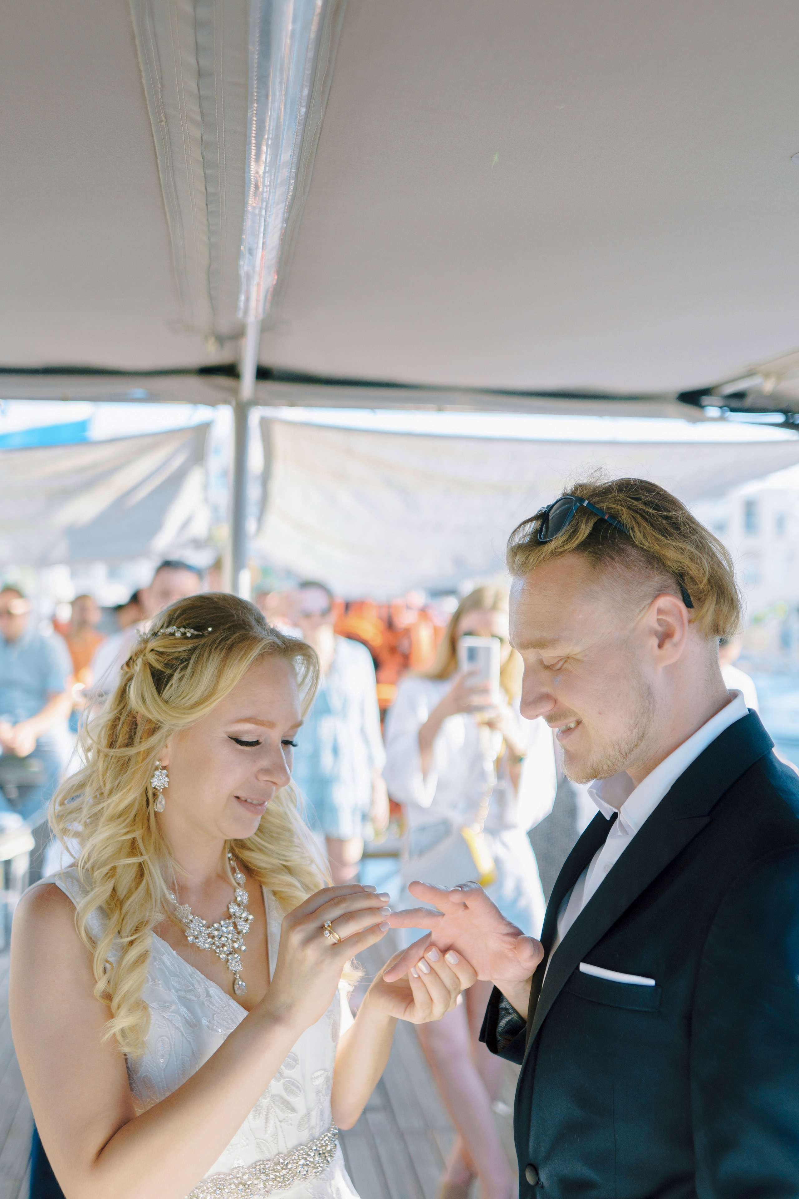 Wedding on a yacht in Herzliya, Alexander & Yelena. Porto Travel Photographer | Couples & Vacation Photos in Portugal — WePortugal
