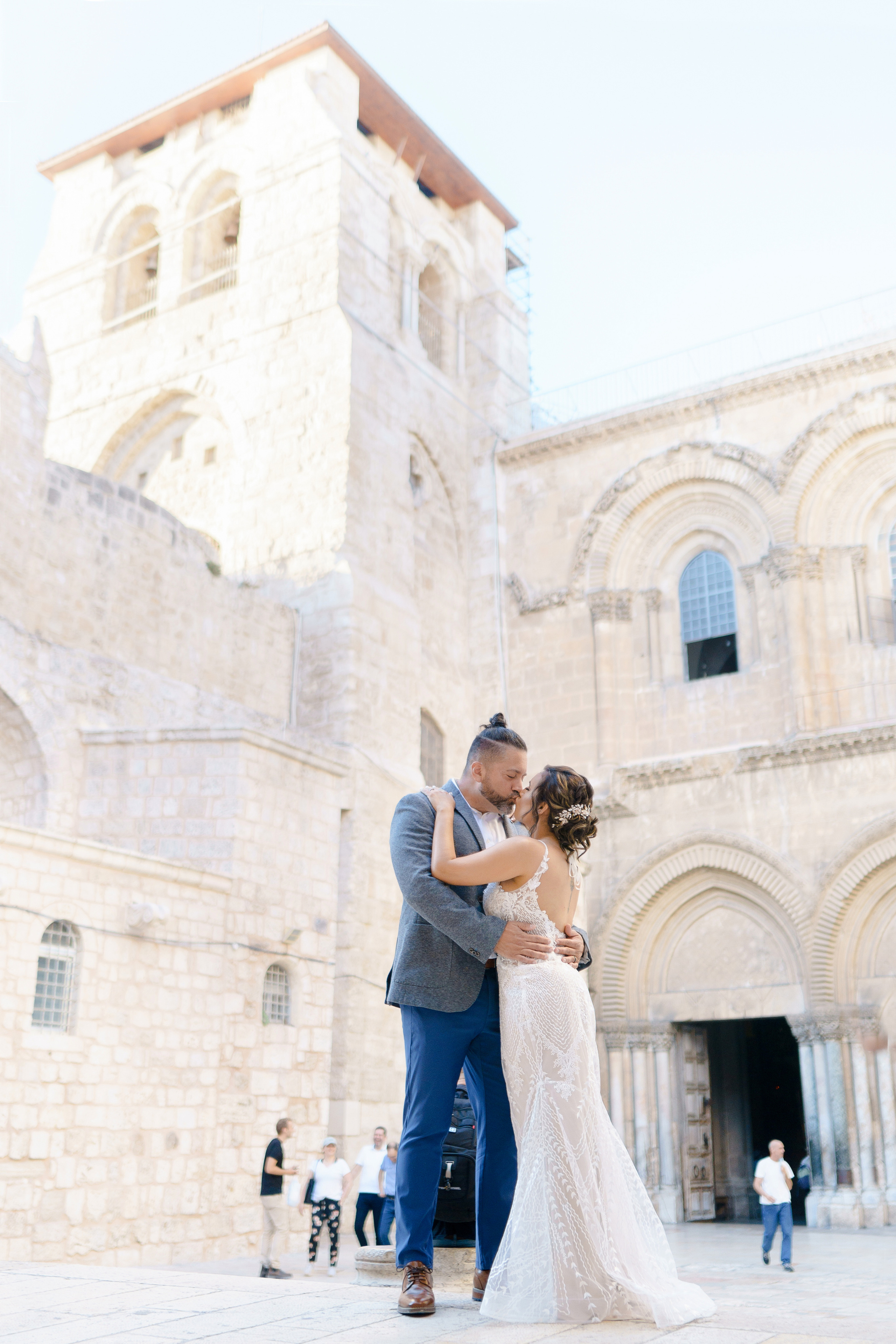 Свадебная прогулка в Иерусалиме, Розмари и Ортега. Фотограф и видеограф в Португалии