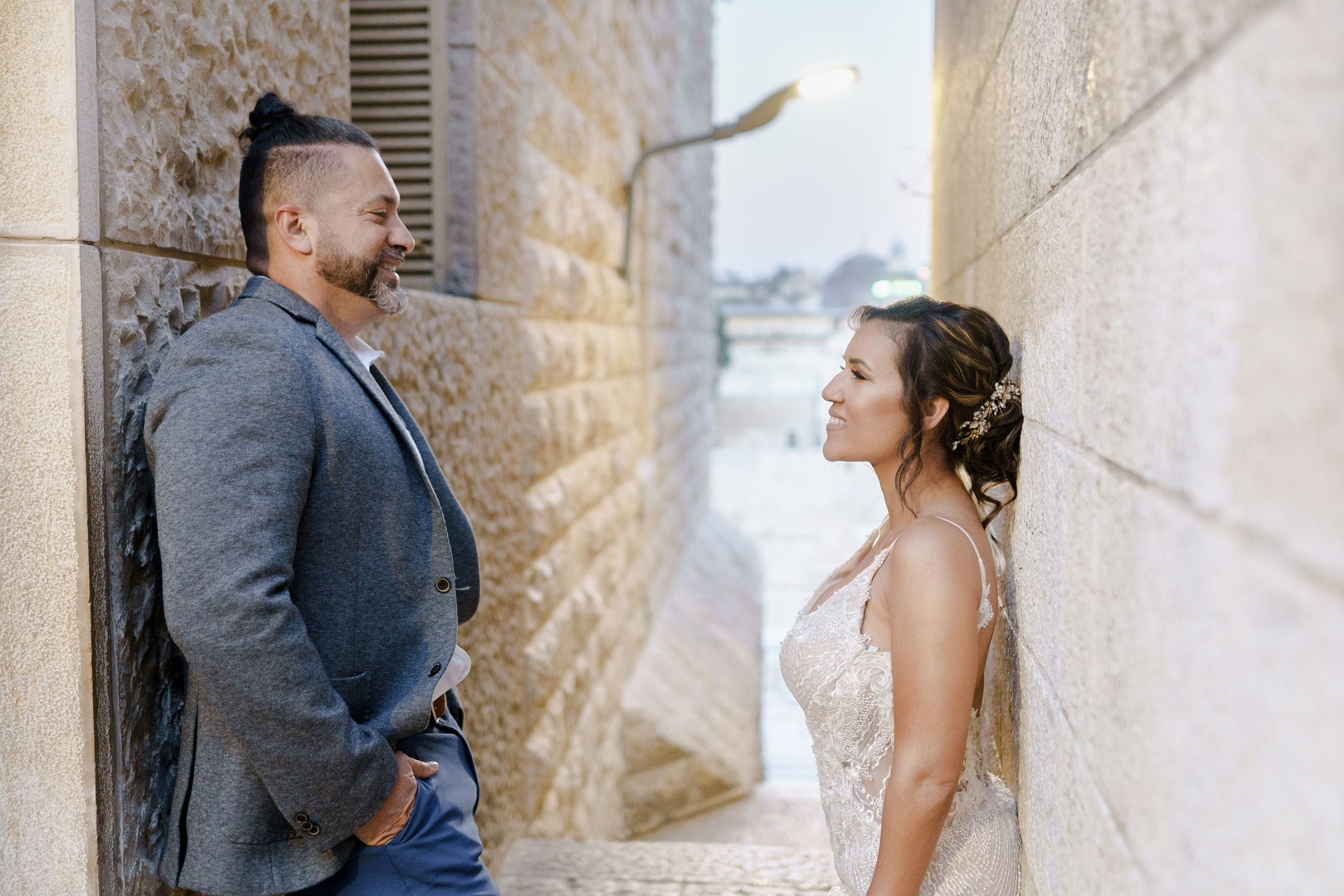 Свадебная прогулка в Иерусалиме, Розмари и Ортега. Фотограф и видеограф в Португалии