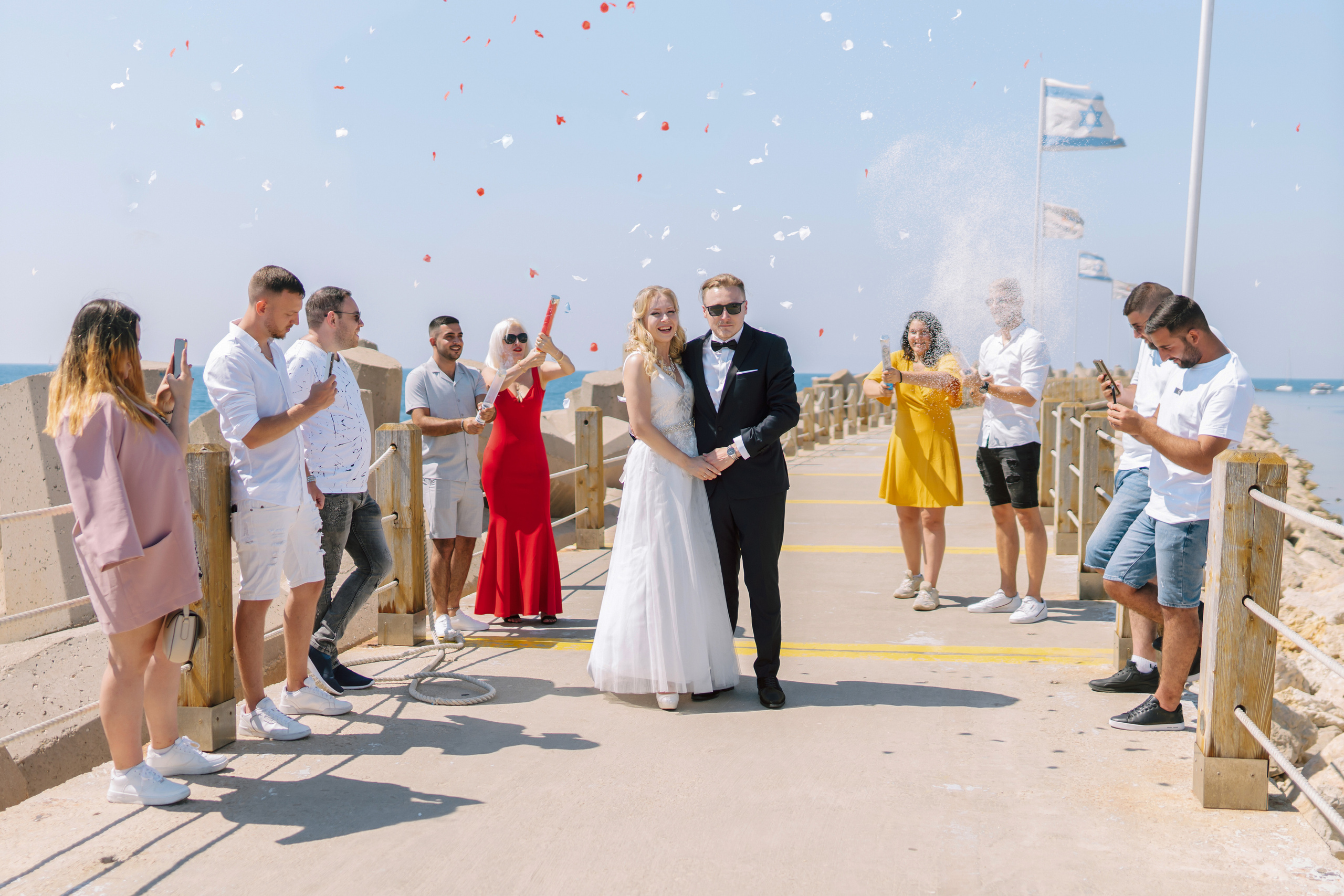 Wedding on a yacht in Herzliya, Alexander & Yelena. Porto Travel Photographer | Couples & Vacation Photos in Portugal — WePortugal