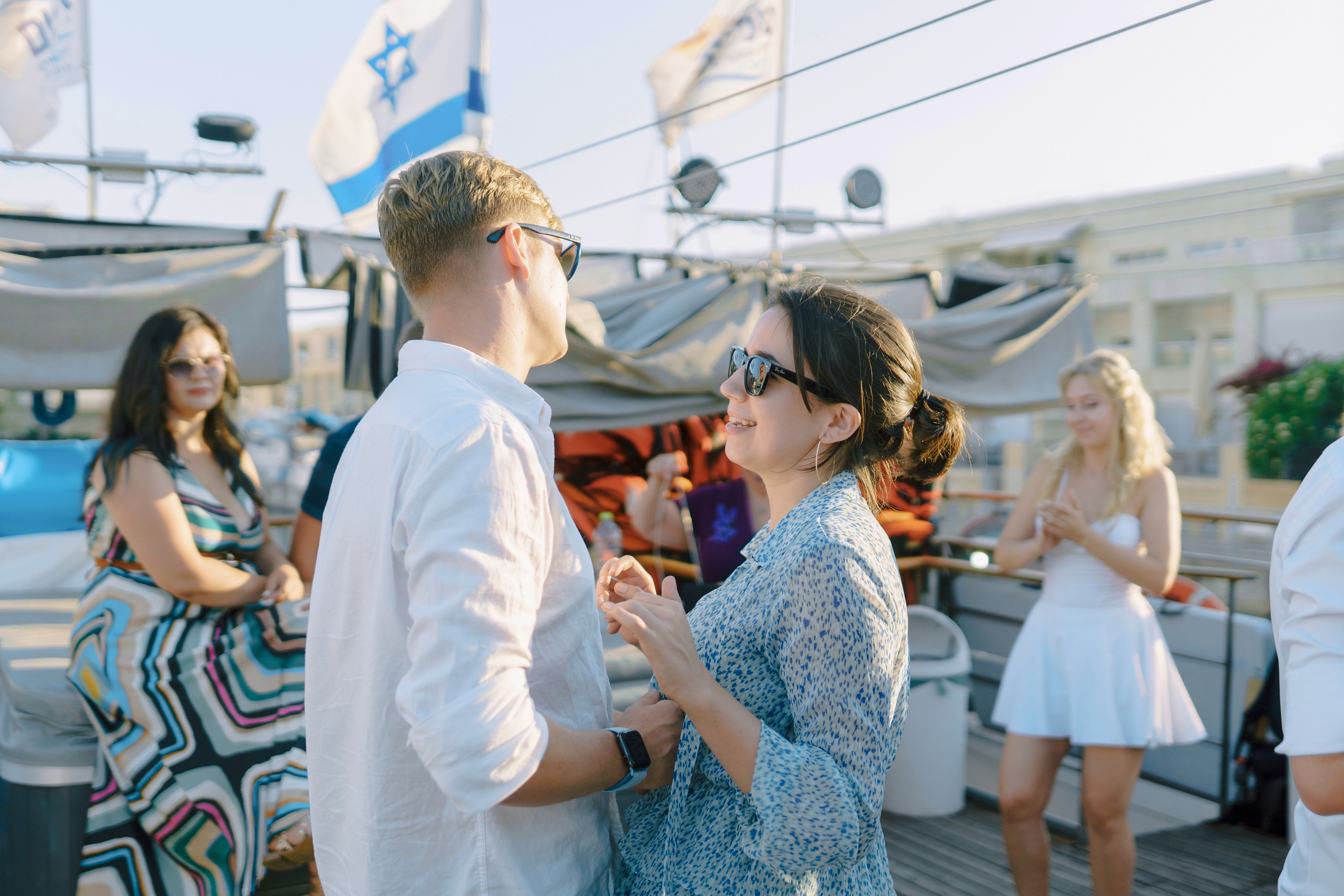Wedding on a yacht in Herzliya, Alexander & Yelena. Porto Travel Photographer | Couples & Vacation Photos in Portugal — WePortugal
