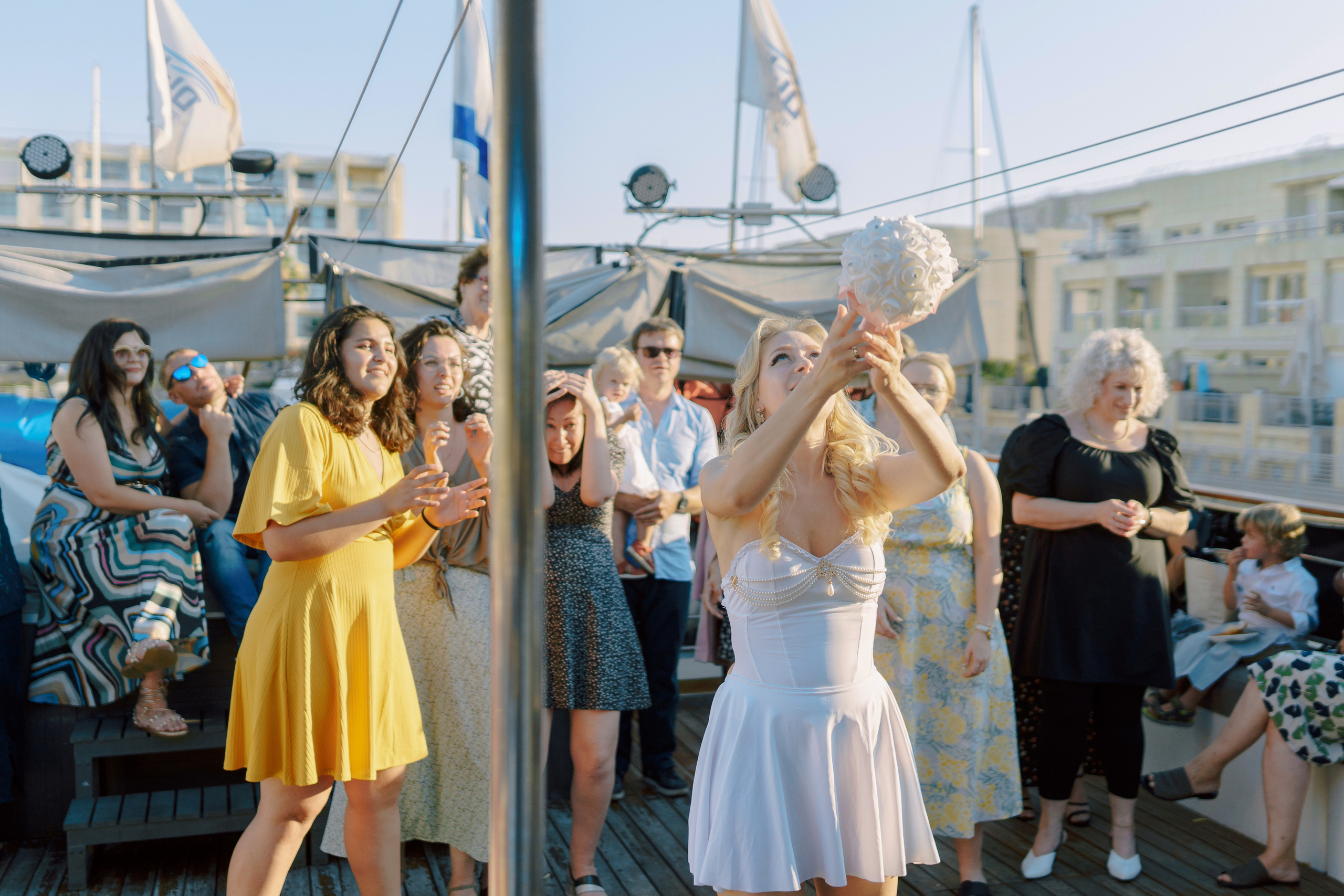 Wedding on a yacht in Herzliya, Alexander & Yelena. Porto Travel Photographer | Couples & Vacation Photos in Portugal — WePortugal