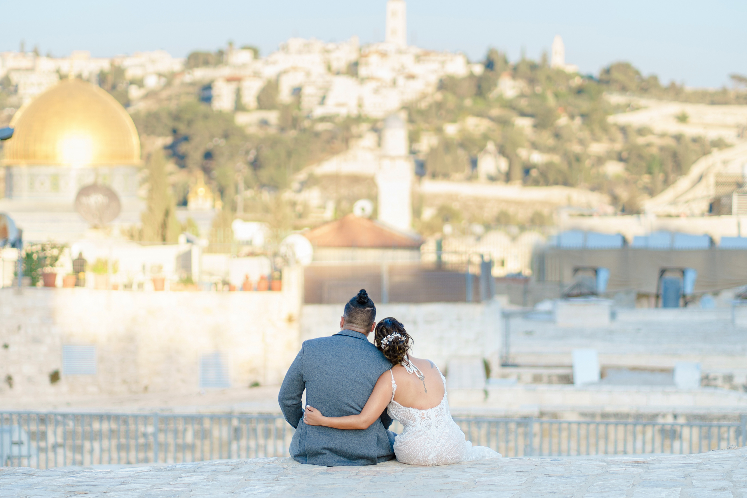 Свадебная прогулка в Иерусалиме, Розмари и Ортега. Фотограф и видеограф в Португалии