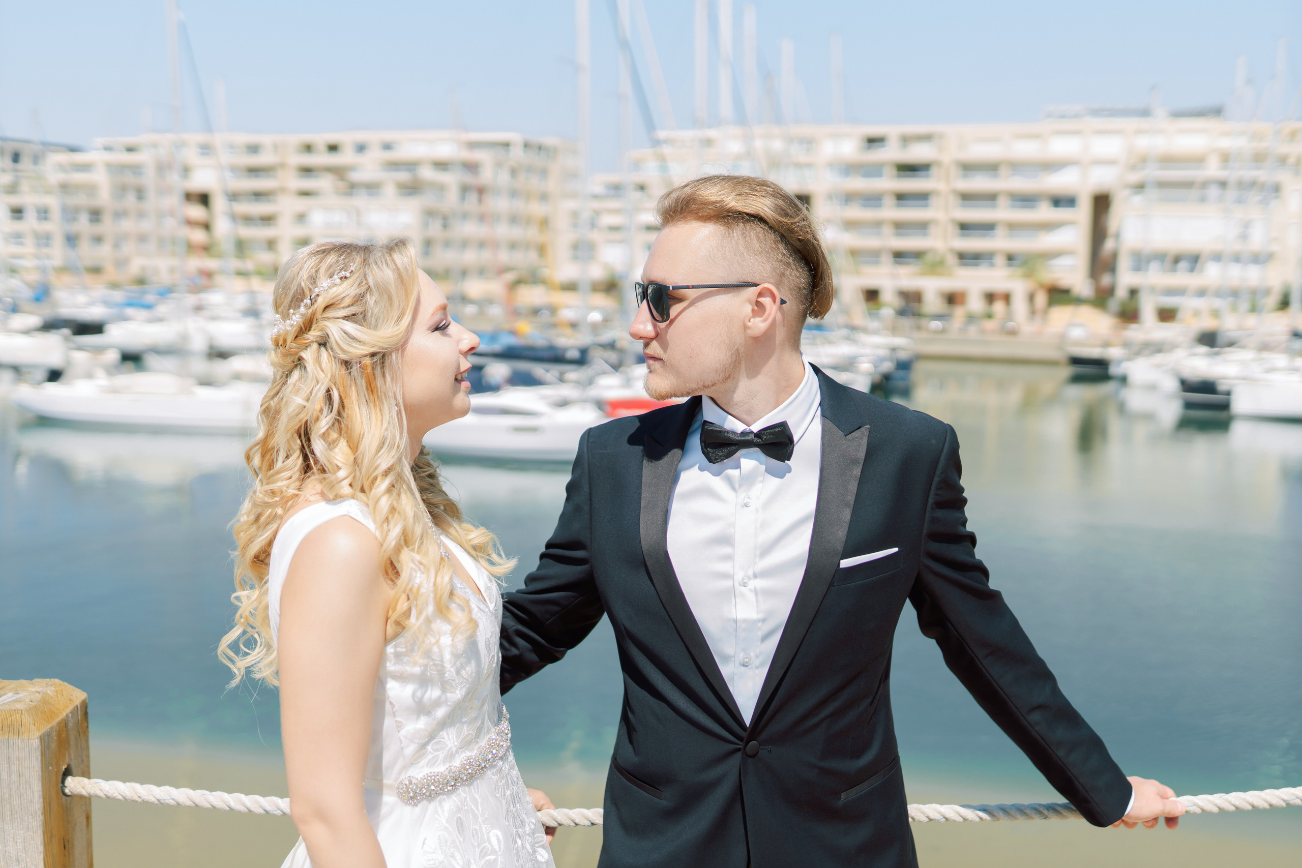 Wedding on a yacht in Herzliya, Alexander & Yelena. Porto Travel Photographer | Couples & Vacation Photos in Portugal — WePortugal