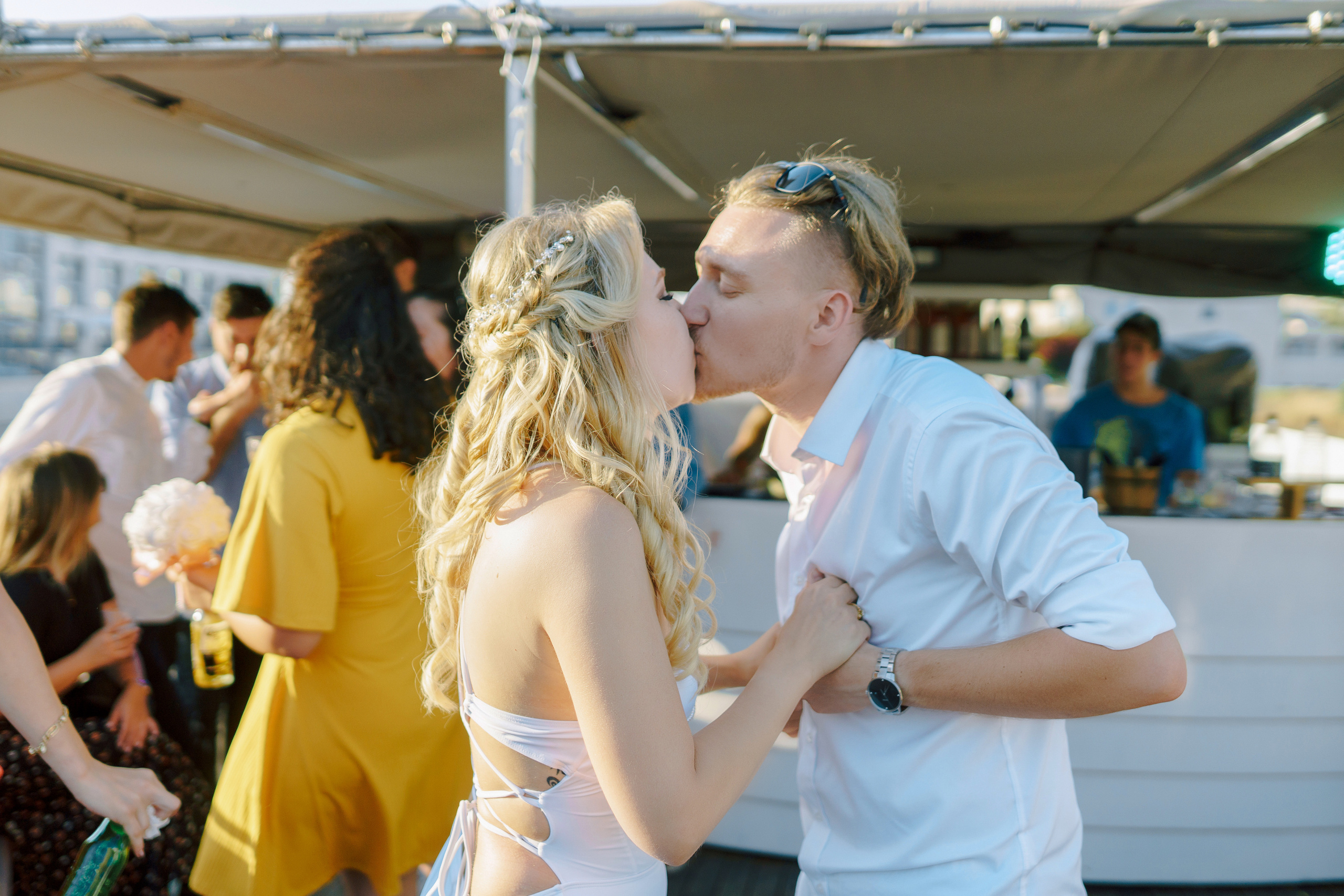 Wedding on a yacht in Herzliya, Alexander & Yelena. Porto Travel Photographer | Couples & Vacation Photos in Portugal — WePortugal