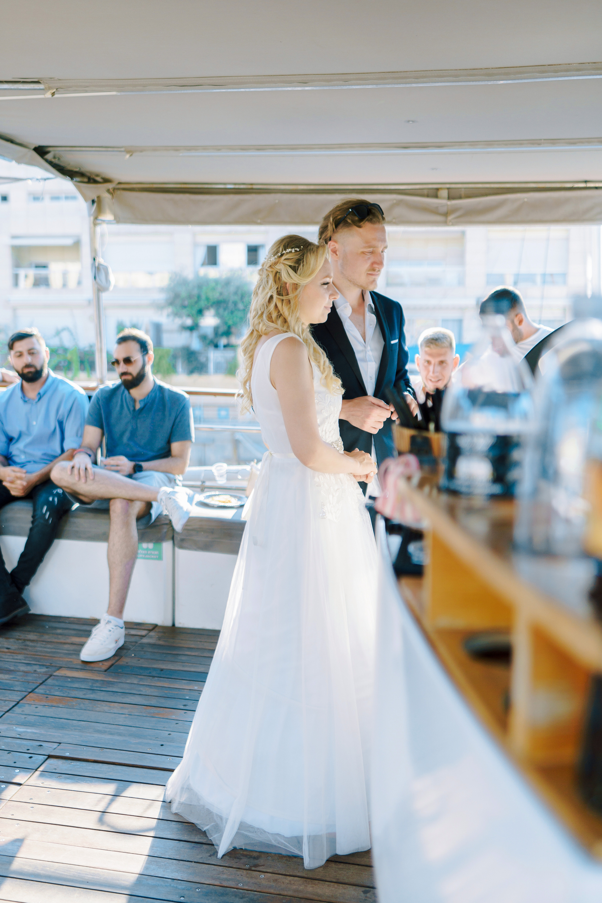 Wedding on a yacht in Herzliya, Alexander & Yelena. Porto Travel Photographer | Couples & Vacation Photos in Portugal — WePortugal