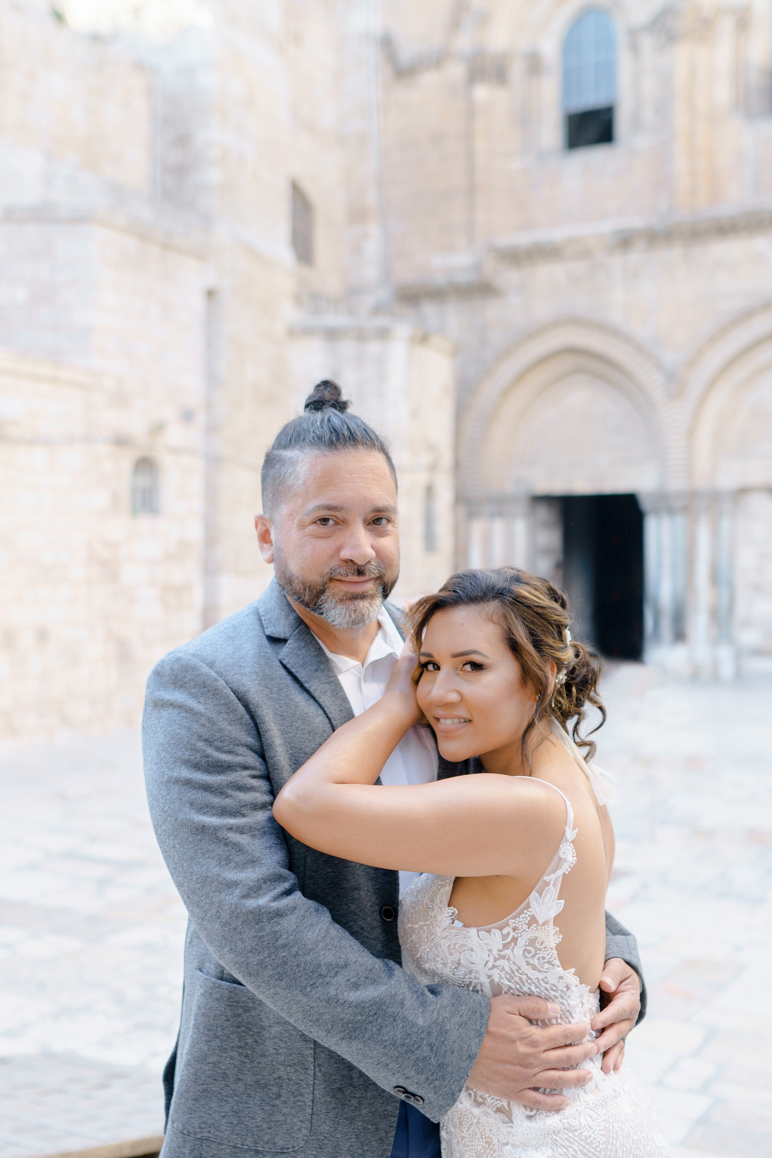 Свадебная прогулка в Иерусалиме, Розмари и Ортега. Фотограф и видеограф в Португалии