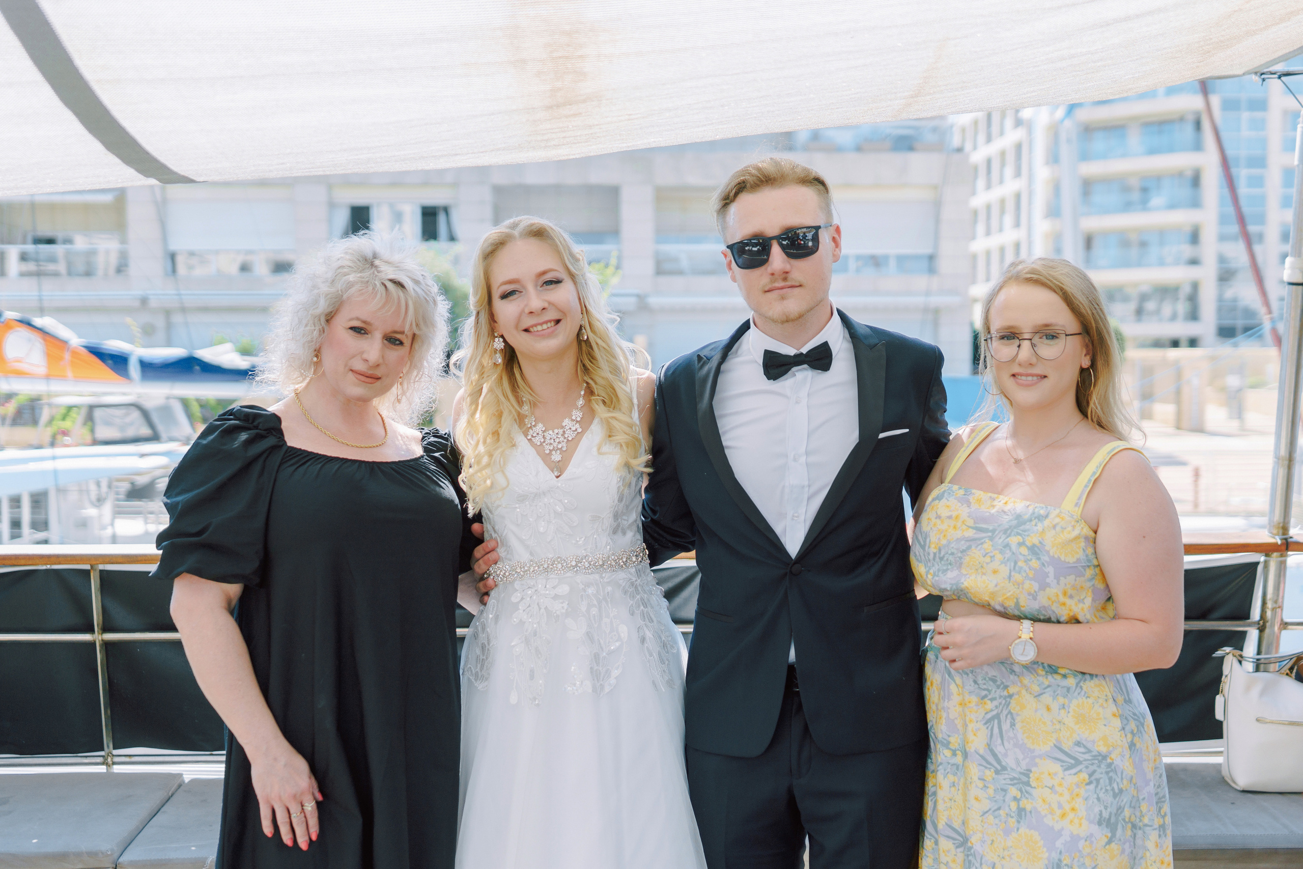 Wedding on a yacht in Herzliya, Alexander & Yelena. Porto Travel Photographer | Couples & Vacation Photos in Portugal — WePortugal