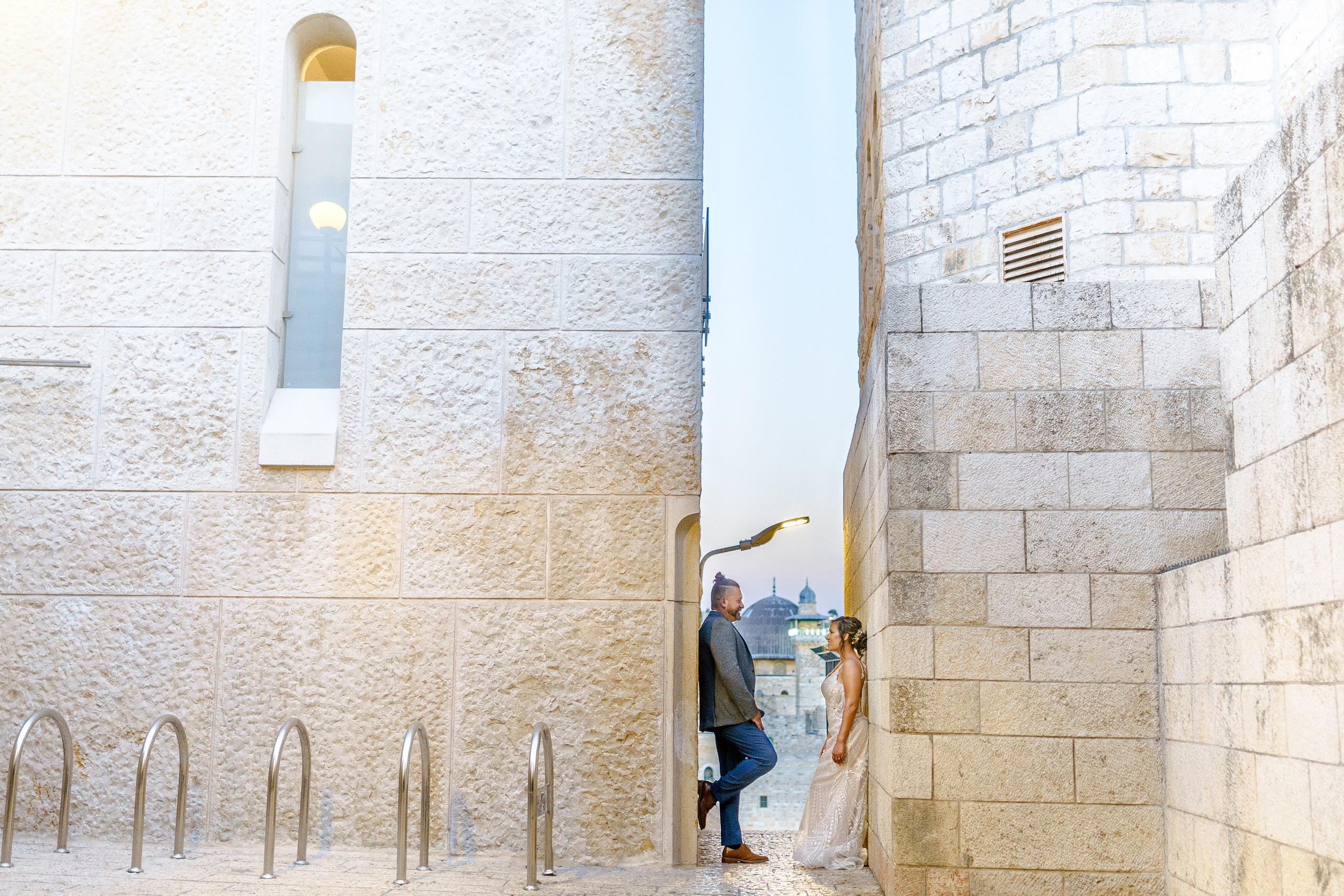 Свадебная прогулка в Иерусалиме, Розмари и Ортега. Фотограф и видеограф в Португалии