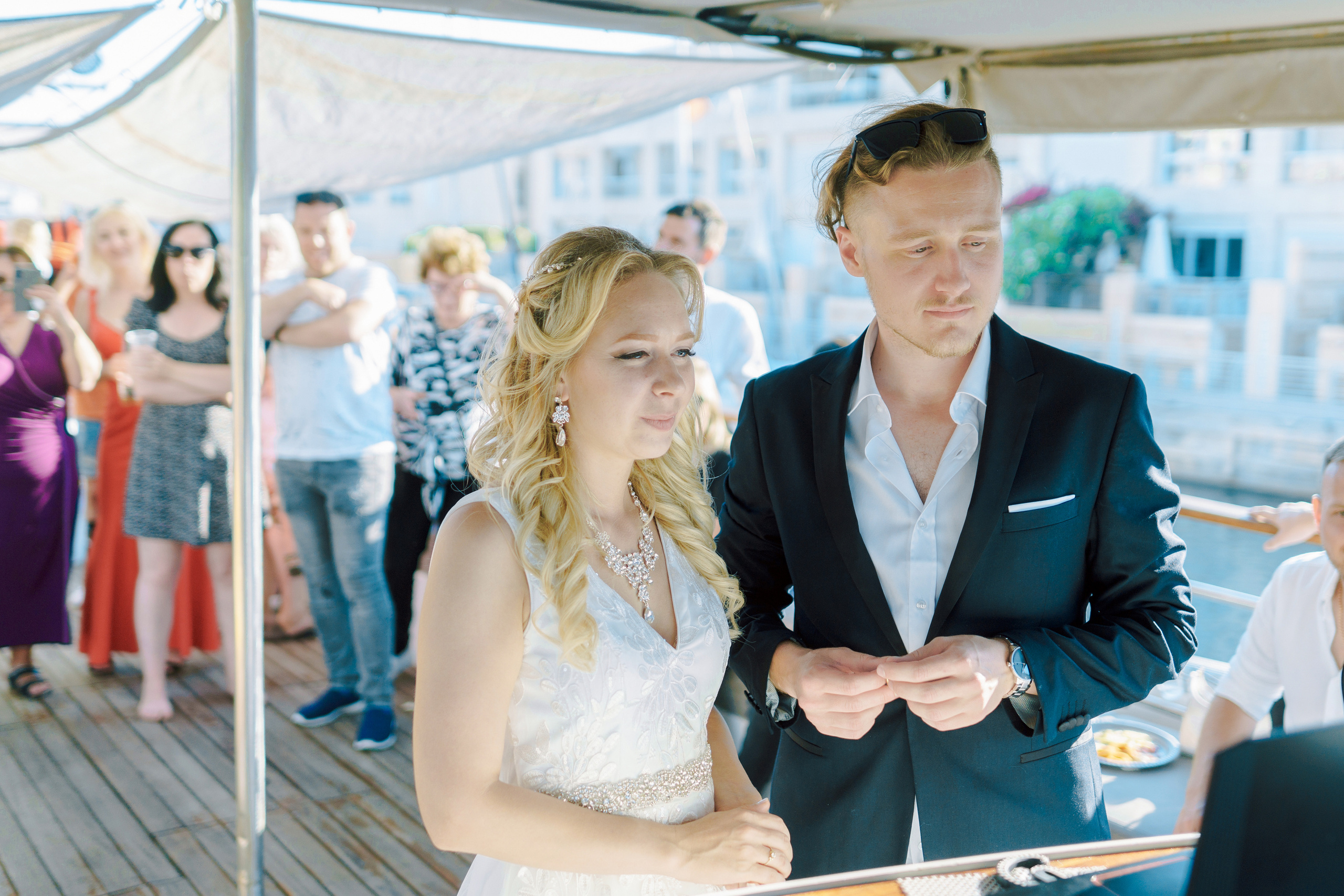 Wedding on a yacht in Herzliya, Alexander & Yelena. Porto Travel Photographer | Couples & Vacation Photos in Portugal — WePortugal