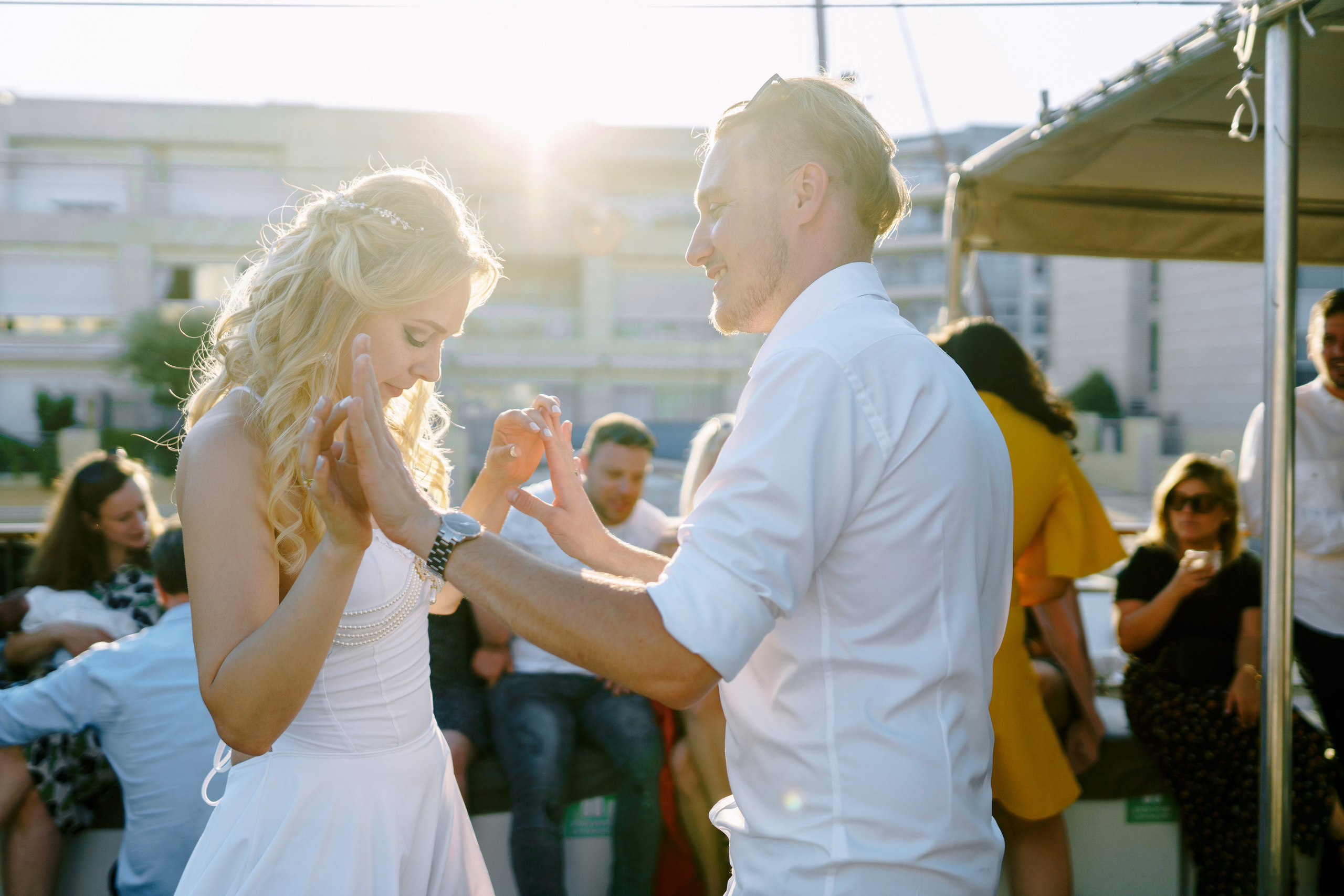 Wedding on a yacht in Herzliya, Alexander & Yelena. Porto Travel Photographer | Couples & Vacation Photos in Portugal — WePortugal