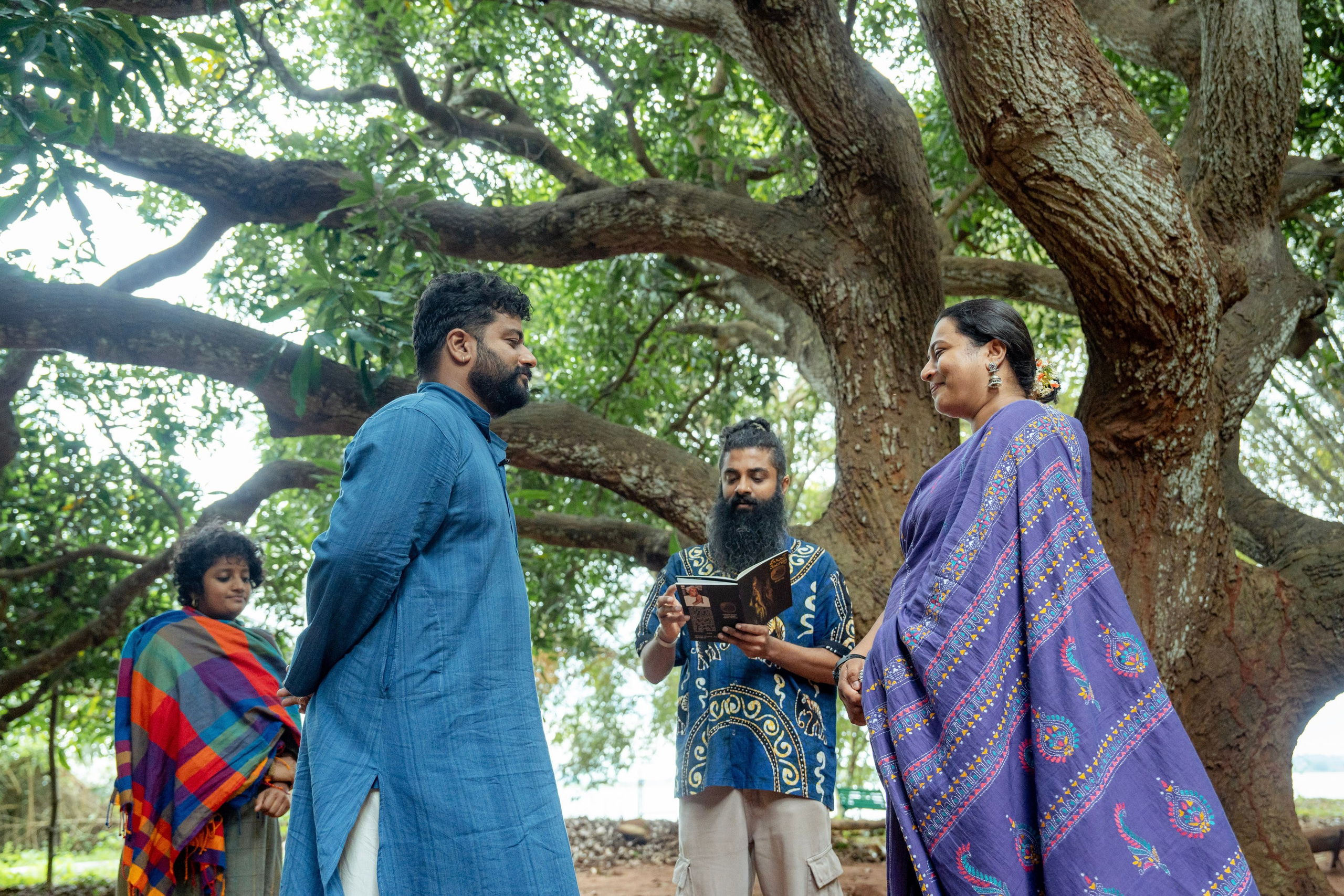 Shraddha & Sumukha, Mantra Mangalya Wedding under a Mango Tree, Red Earth Kabini | Truly Yours