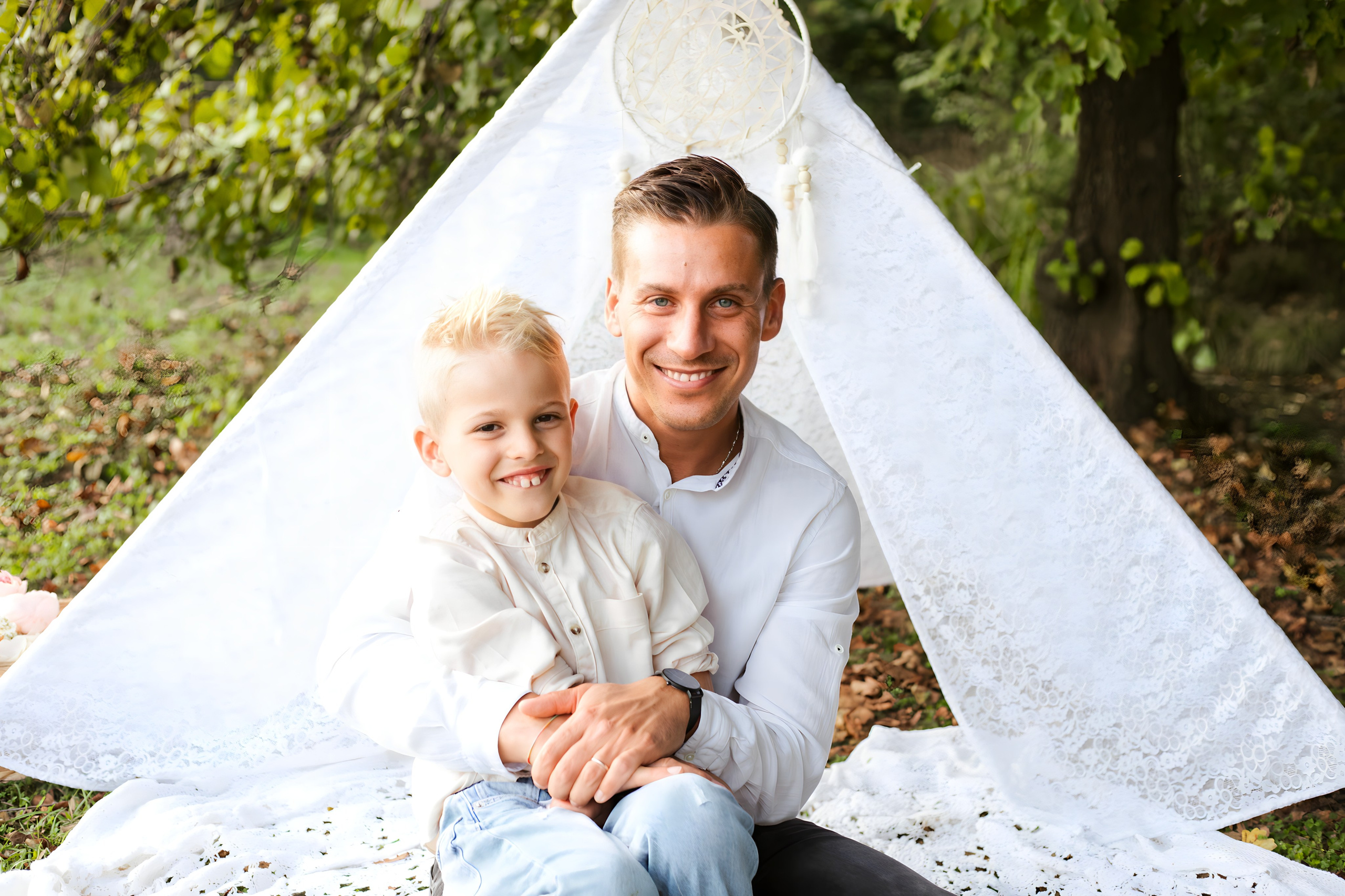 Maggie e la sua bellissima famiglia. Luci e Capricci Photography