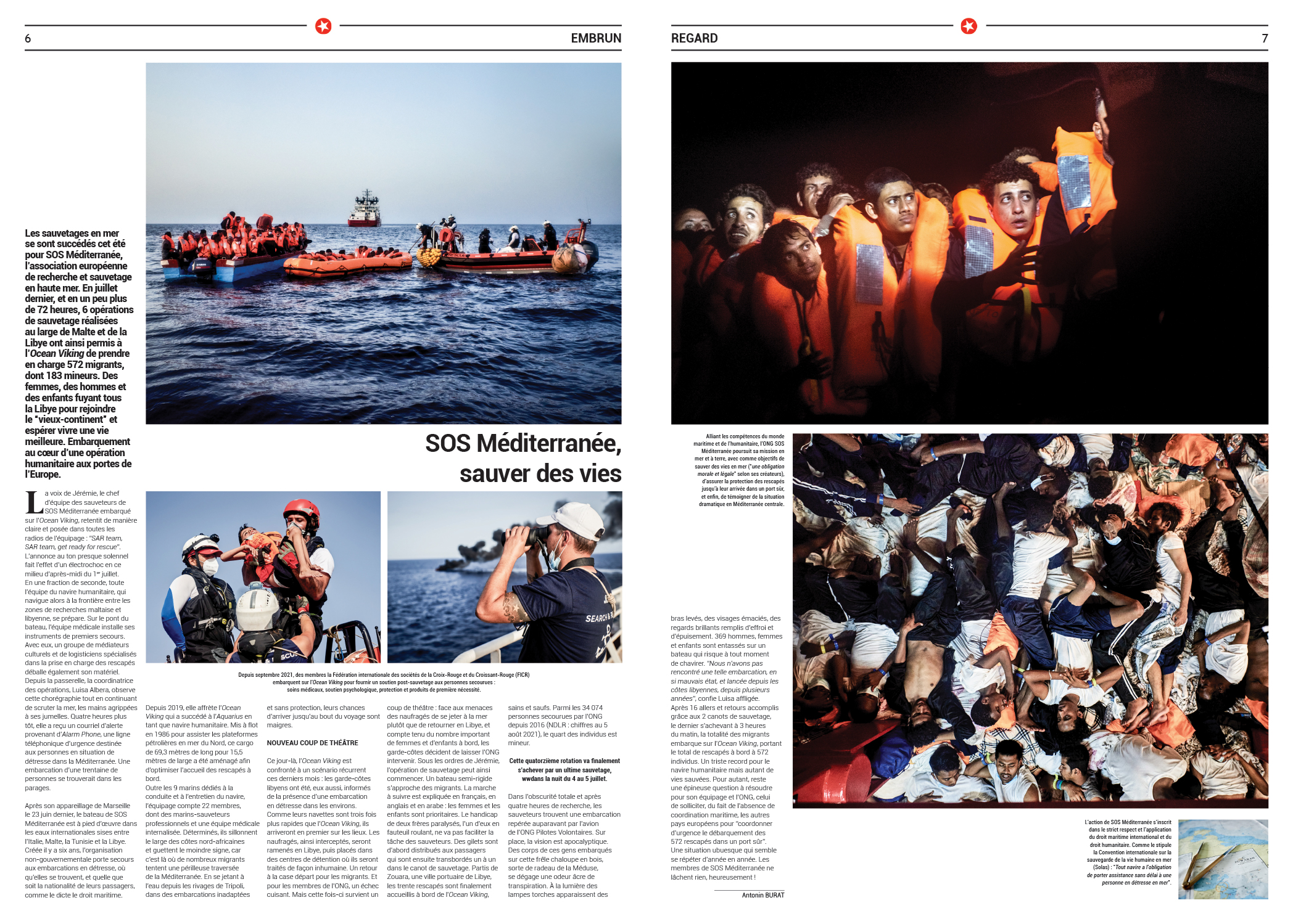 Embarquements, octobre 2021