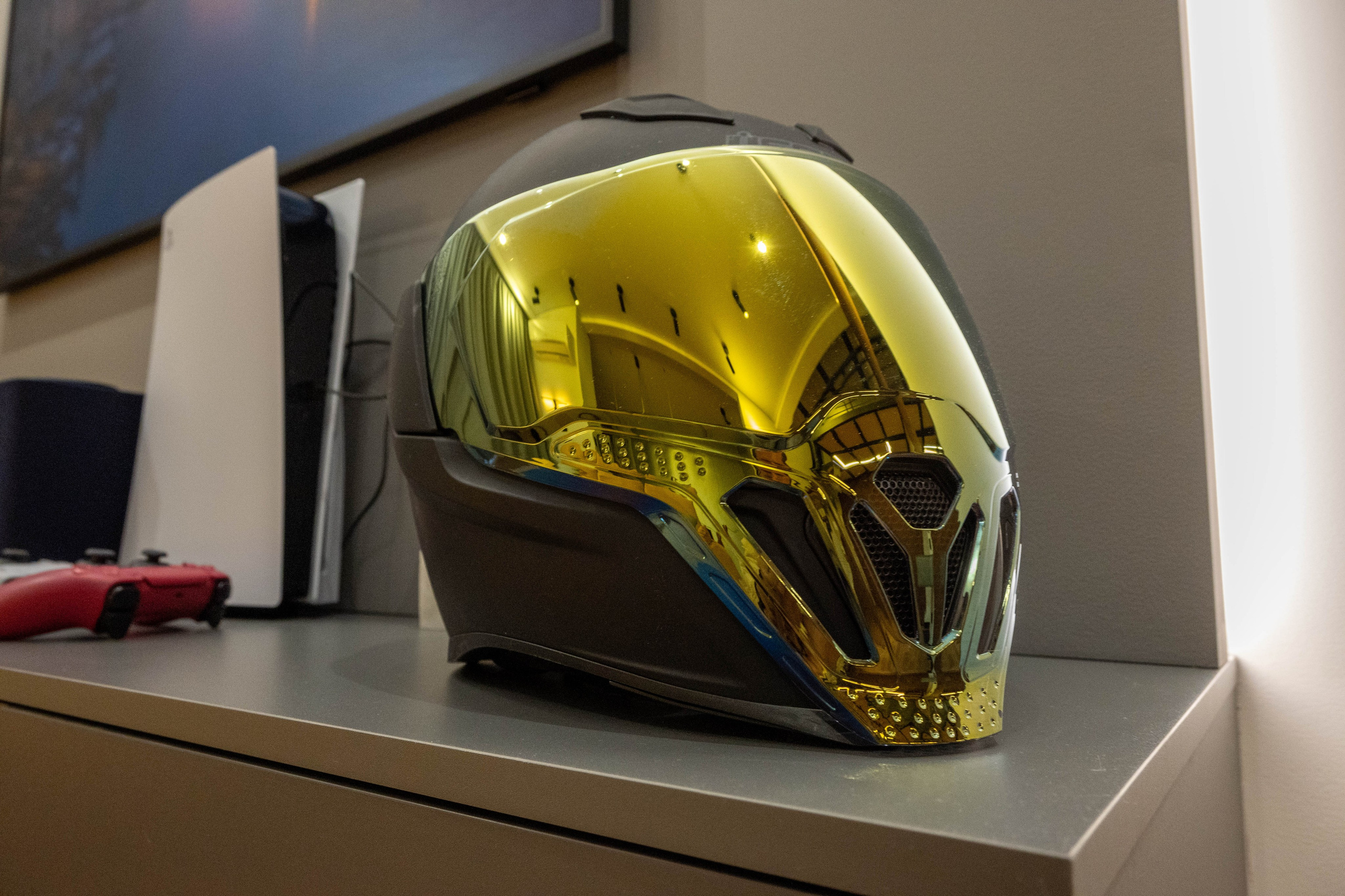 The apartment is on two levels. Fotograf Dmitrii Donets