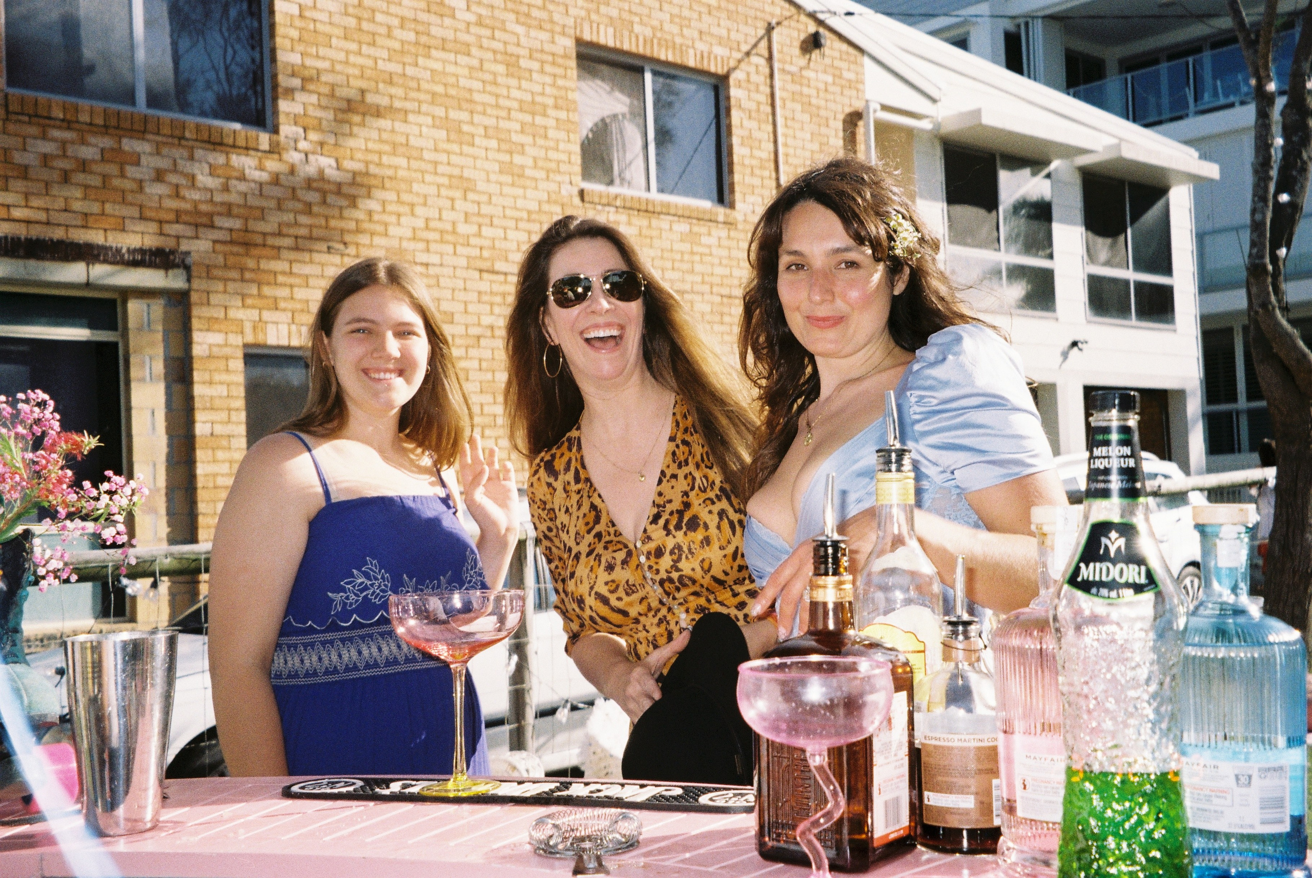 B-day party. Film portrait photographer