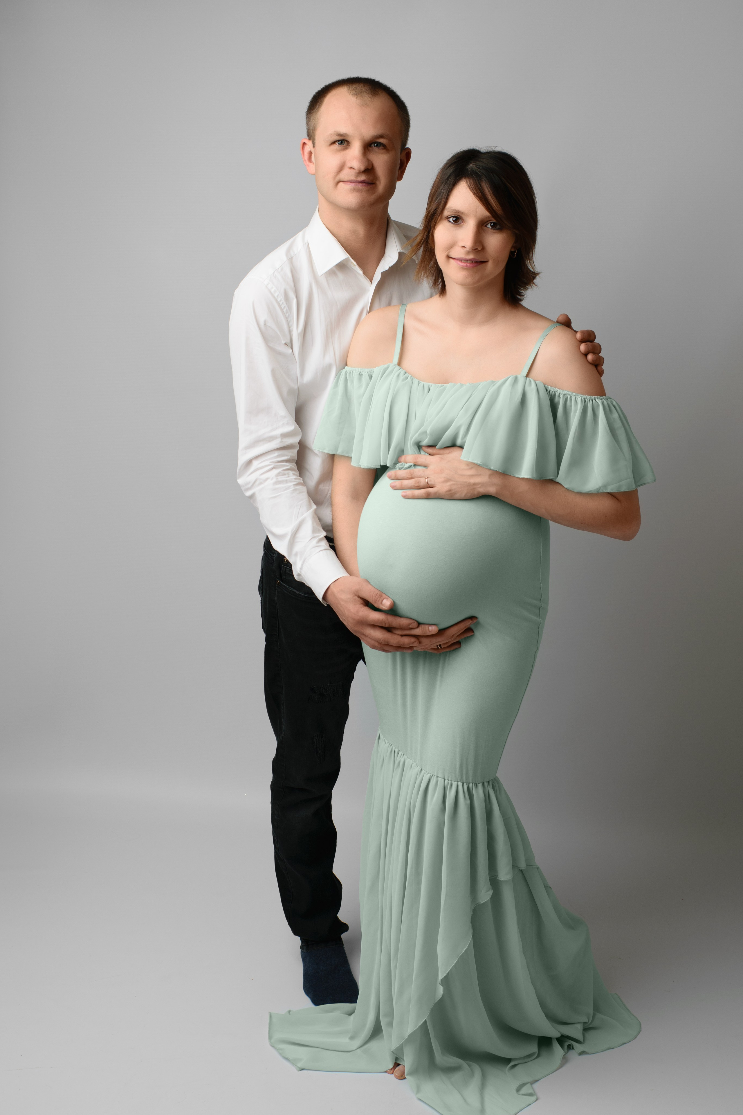 Babybauch Fotoshooting im Studio und on Location. Neugeborene, Baby Fotografin in Düren (NRW) - Vitalina Unruh