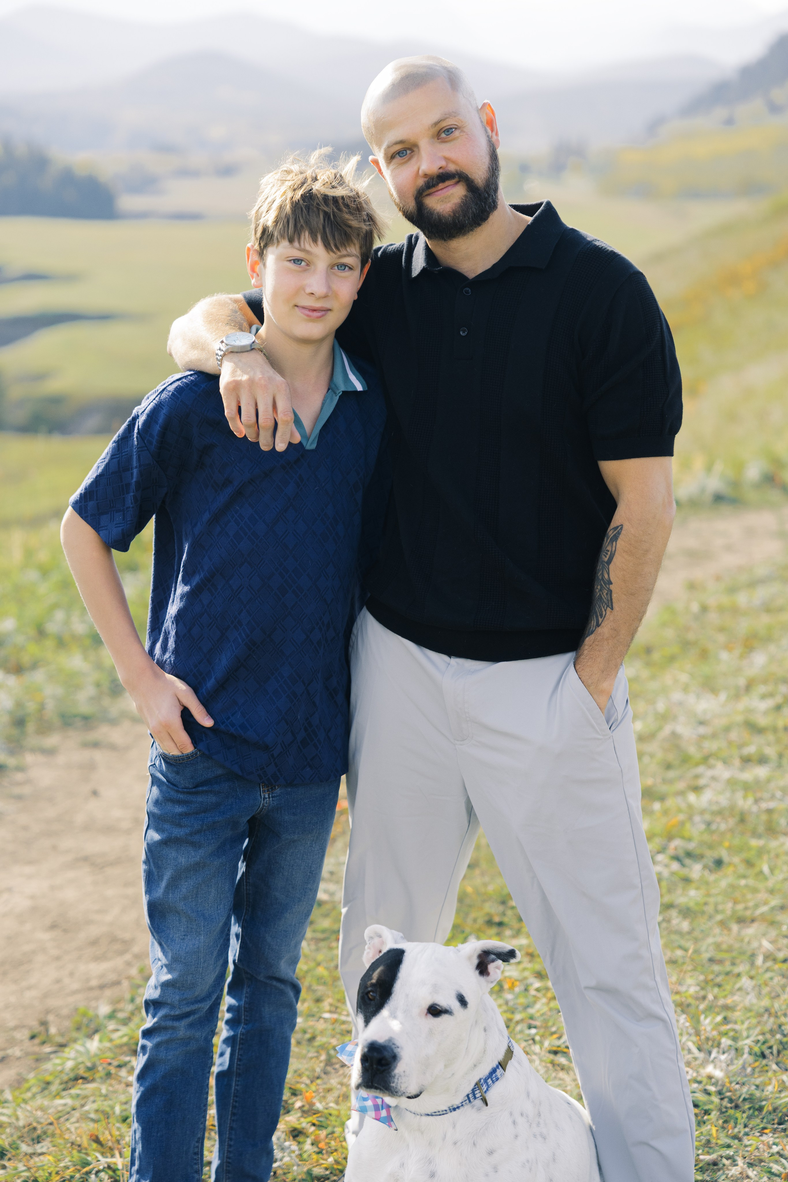 Aleksandra’s family. Home