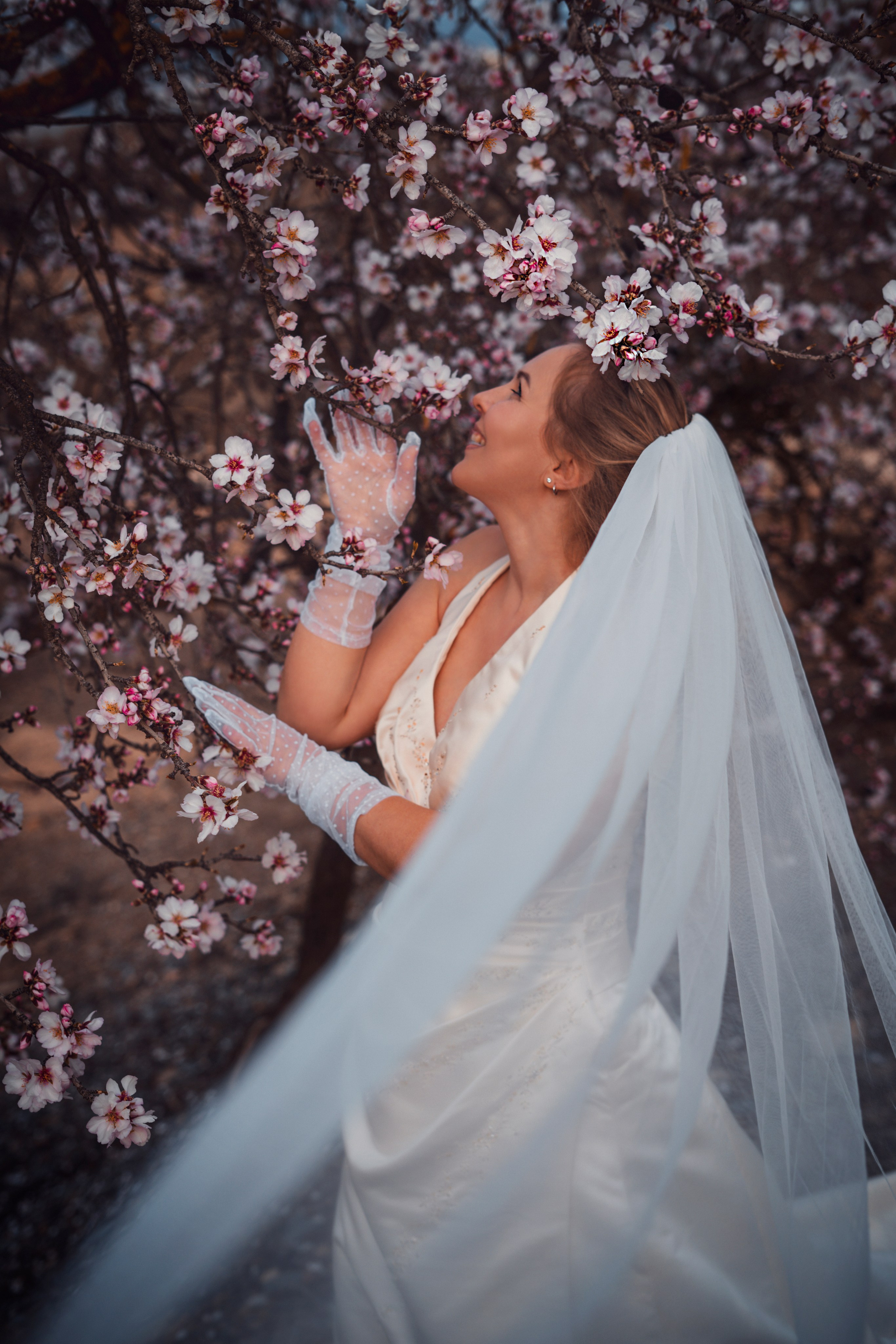 Свадебная прогулка в цветущем миндале. Анастасия Благова — Твой фотограф в Малаге 🇪🇸