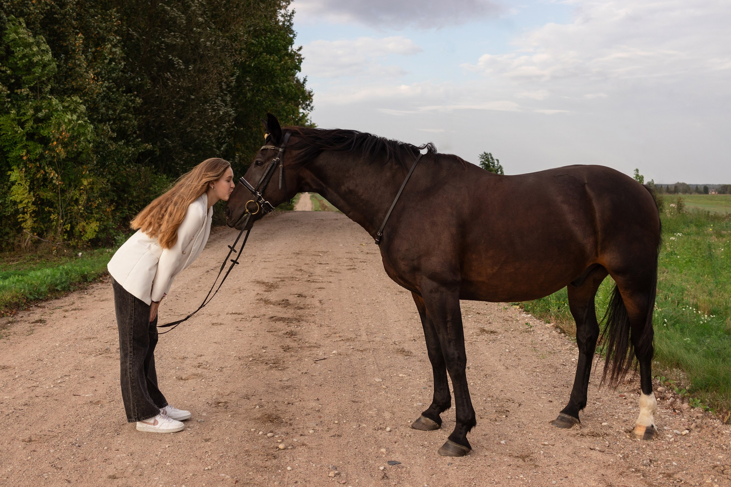 Сабина и верный друг Прайд