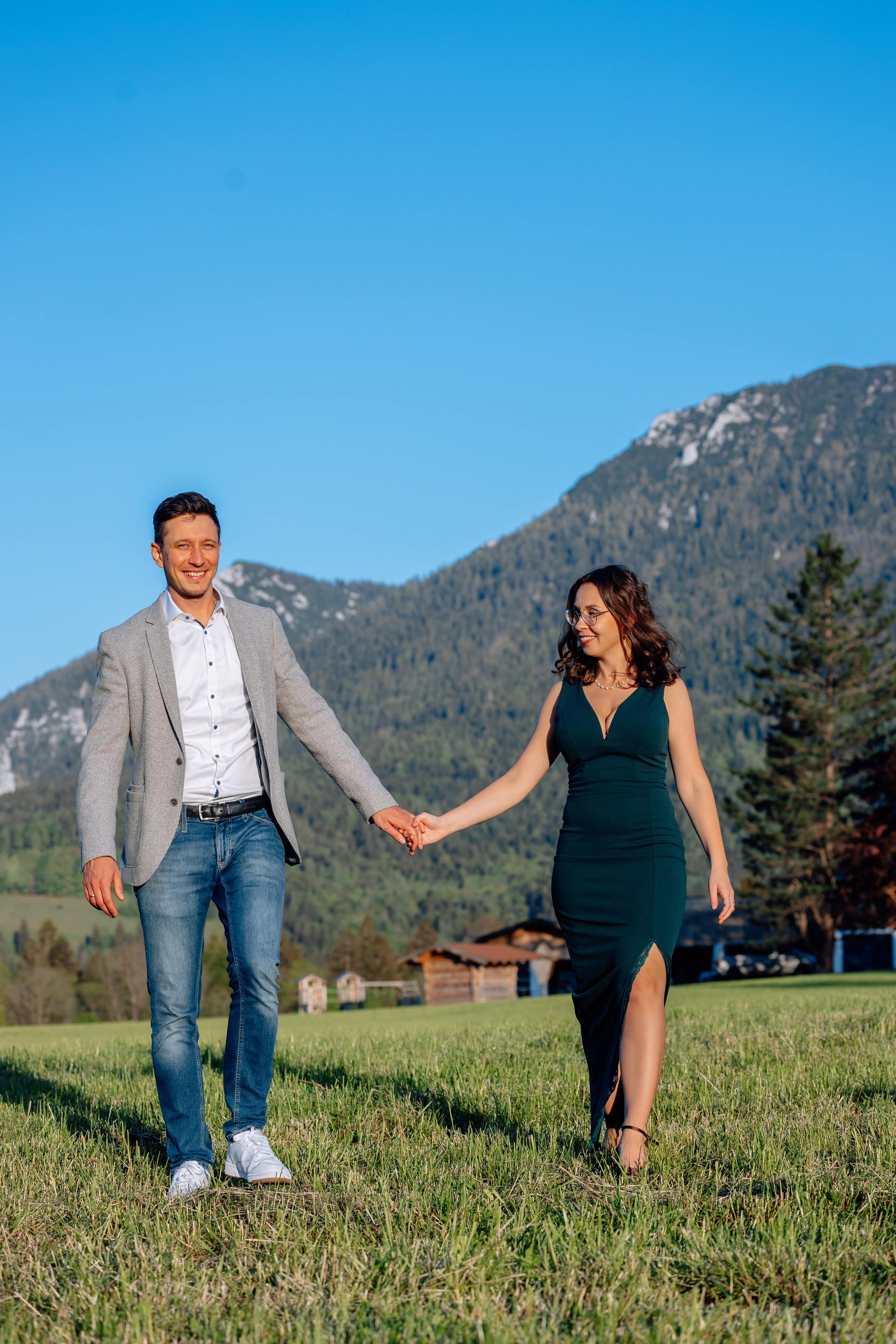 In der Nähe der Berge (bei Ruhpolding). Hochzeitsfotograf München Taufe Familienfotograf Tanja Mauke