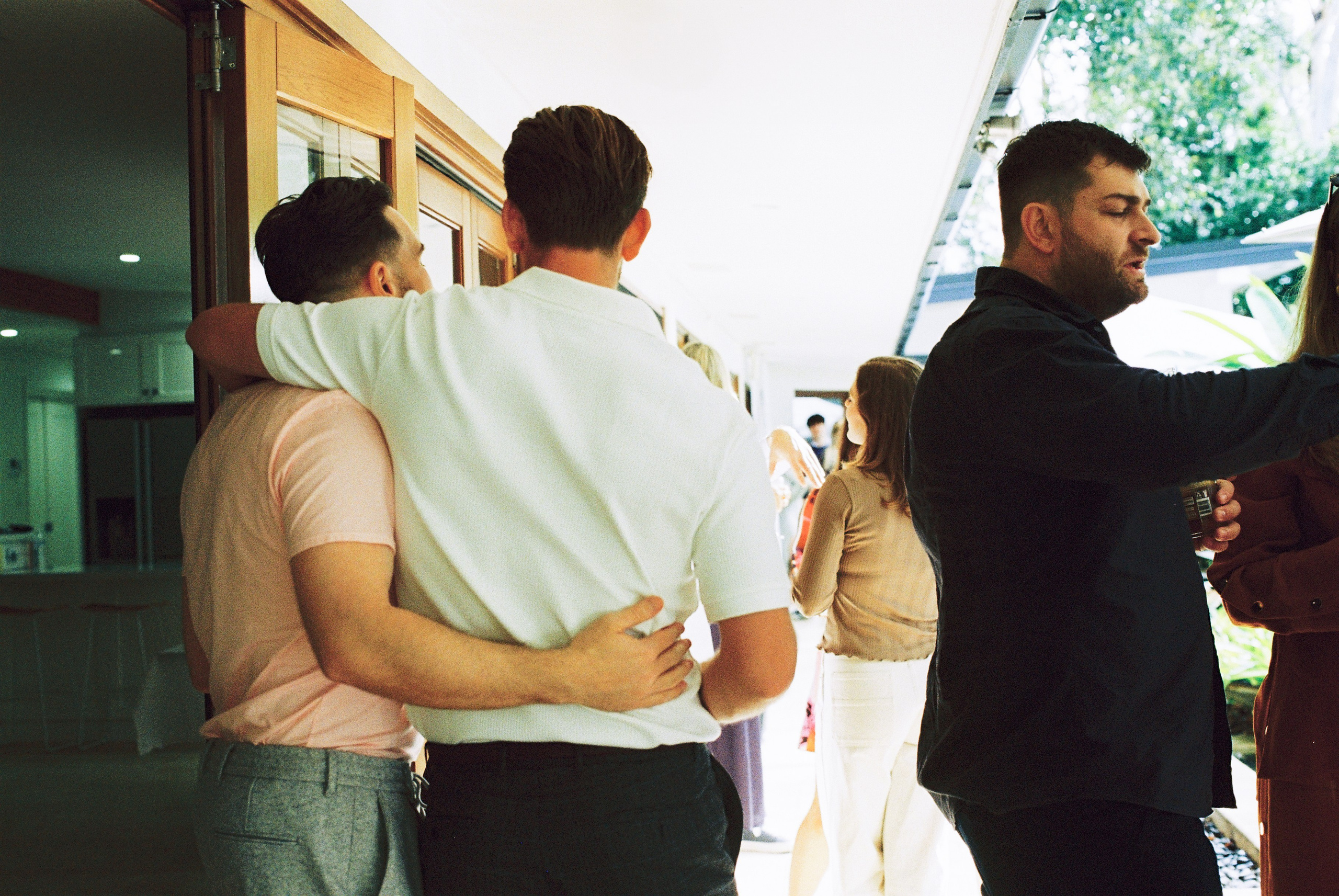 Engagement Party. Film portrait photographer