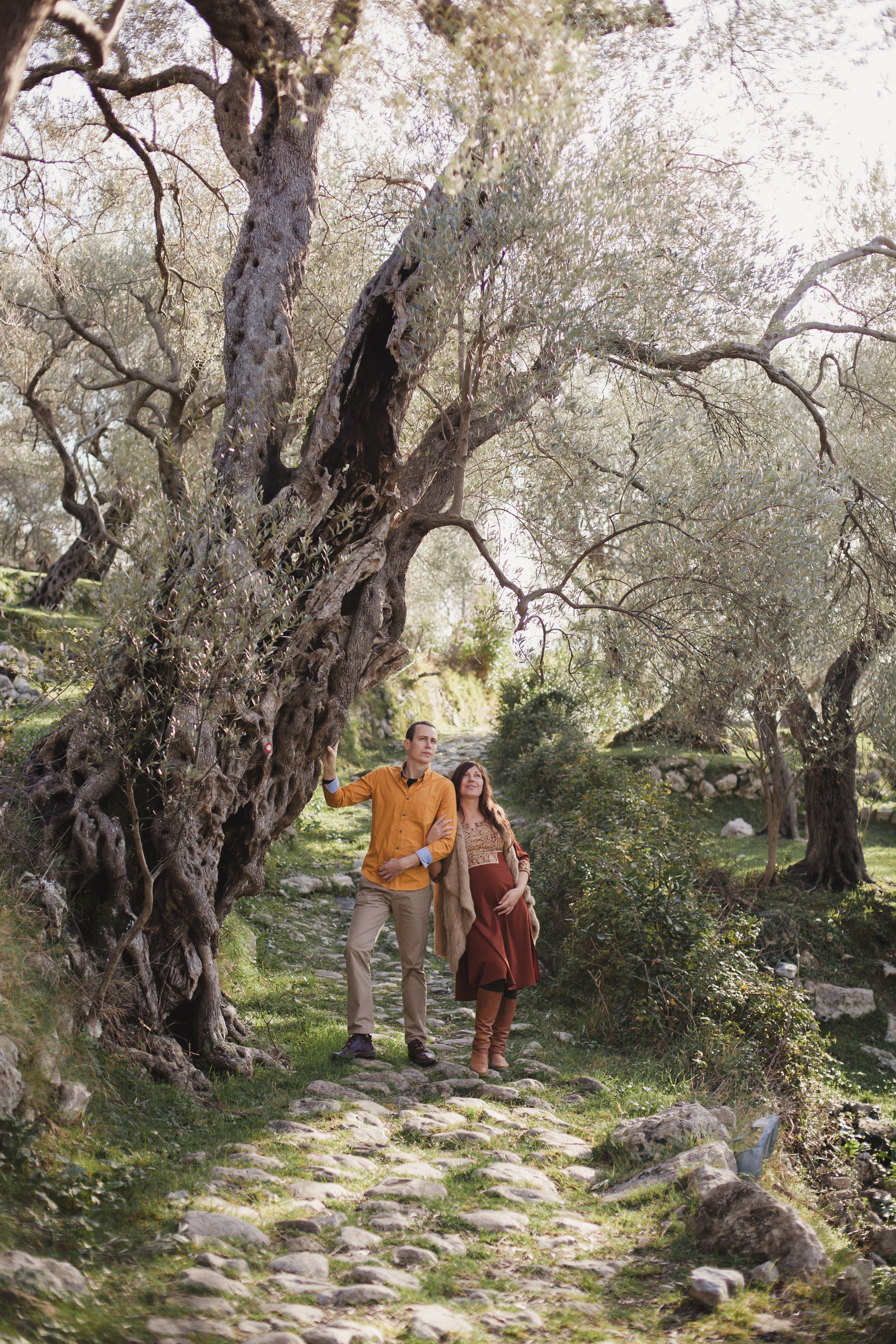 Maternity Session in the Olives. Sunkrit Photography