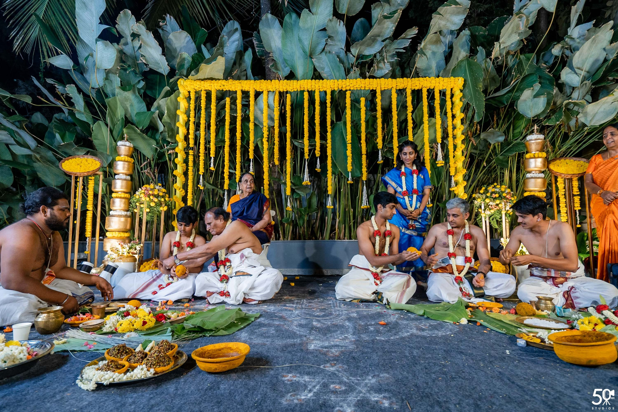 SANJAY AND SAKETH UPANAYANA. 50mm STUDIOS