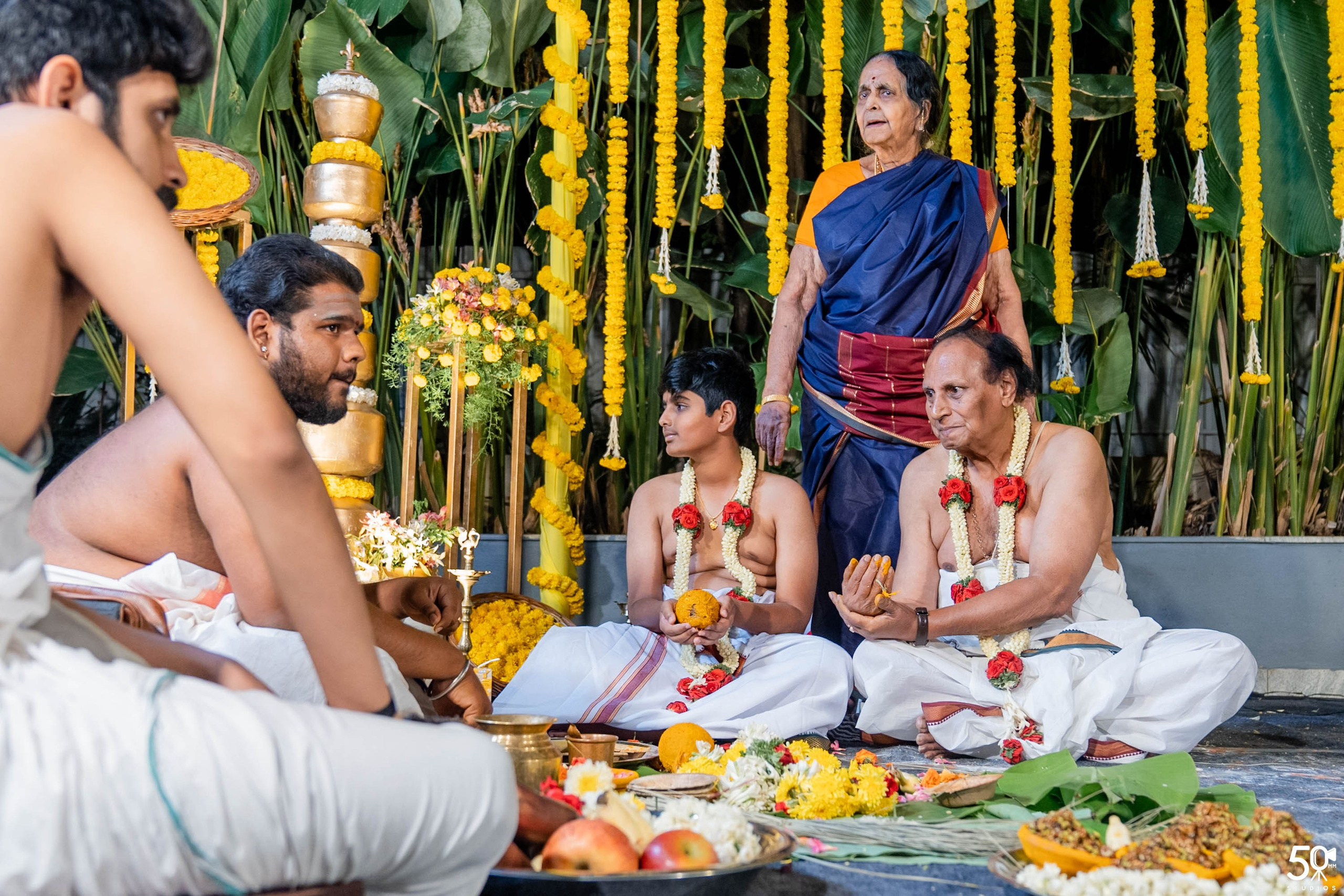 SANJAY AND SAKETH UPANAYANA. 50mm STUDIOS