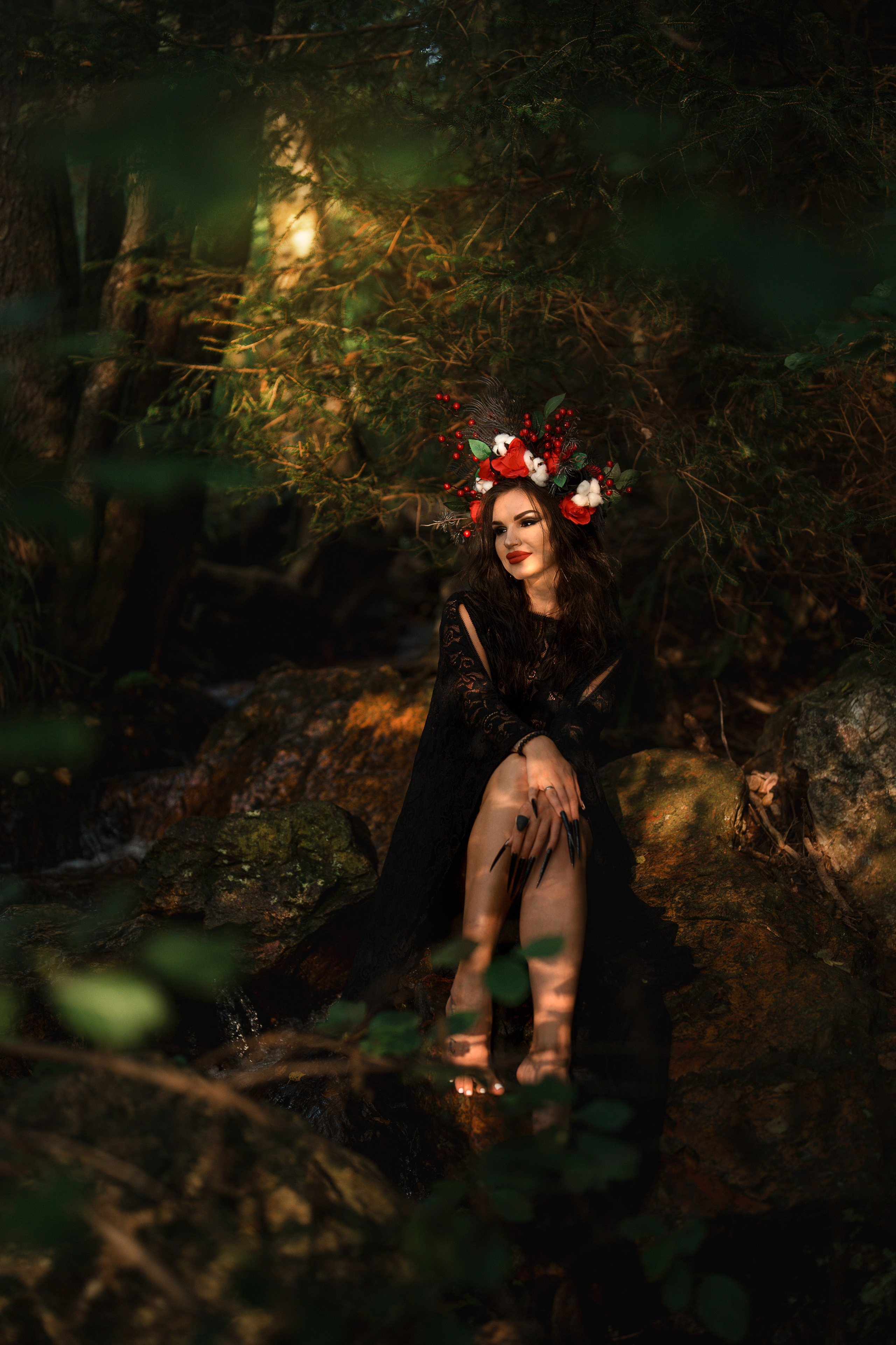 Witch at the lake. Familien, Lifestyle und Portrait Fotografin in Trier, Luxembourg