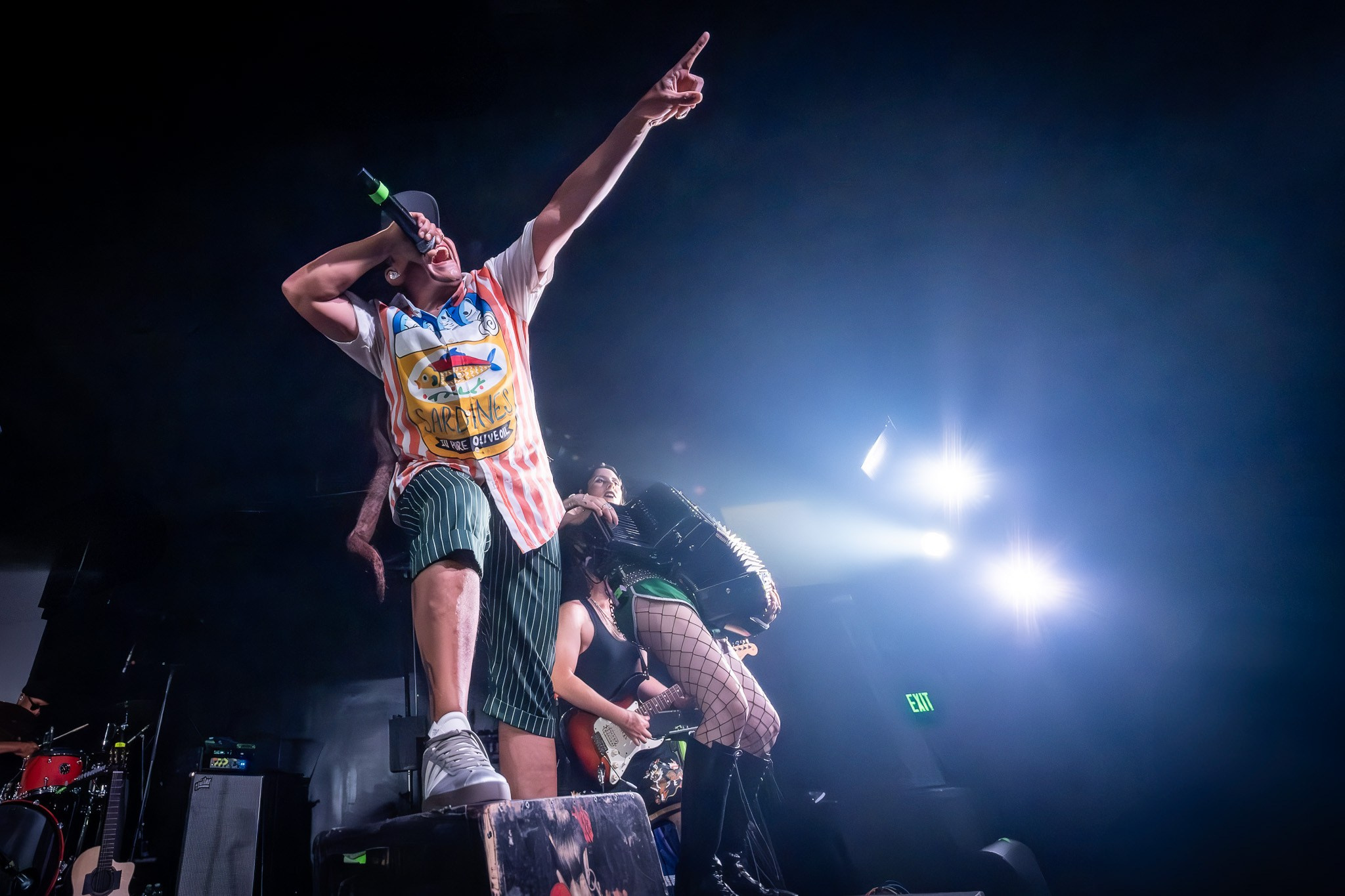 GOGOL BORDELLO / SACRAMENTO. Reportage concert portrait photography in the San Francisco Bay Area