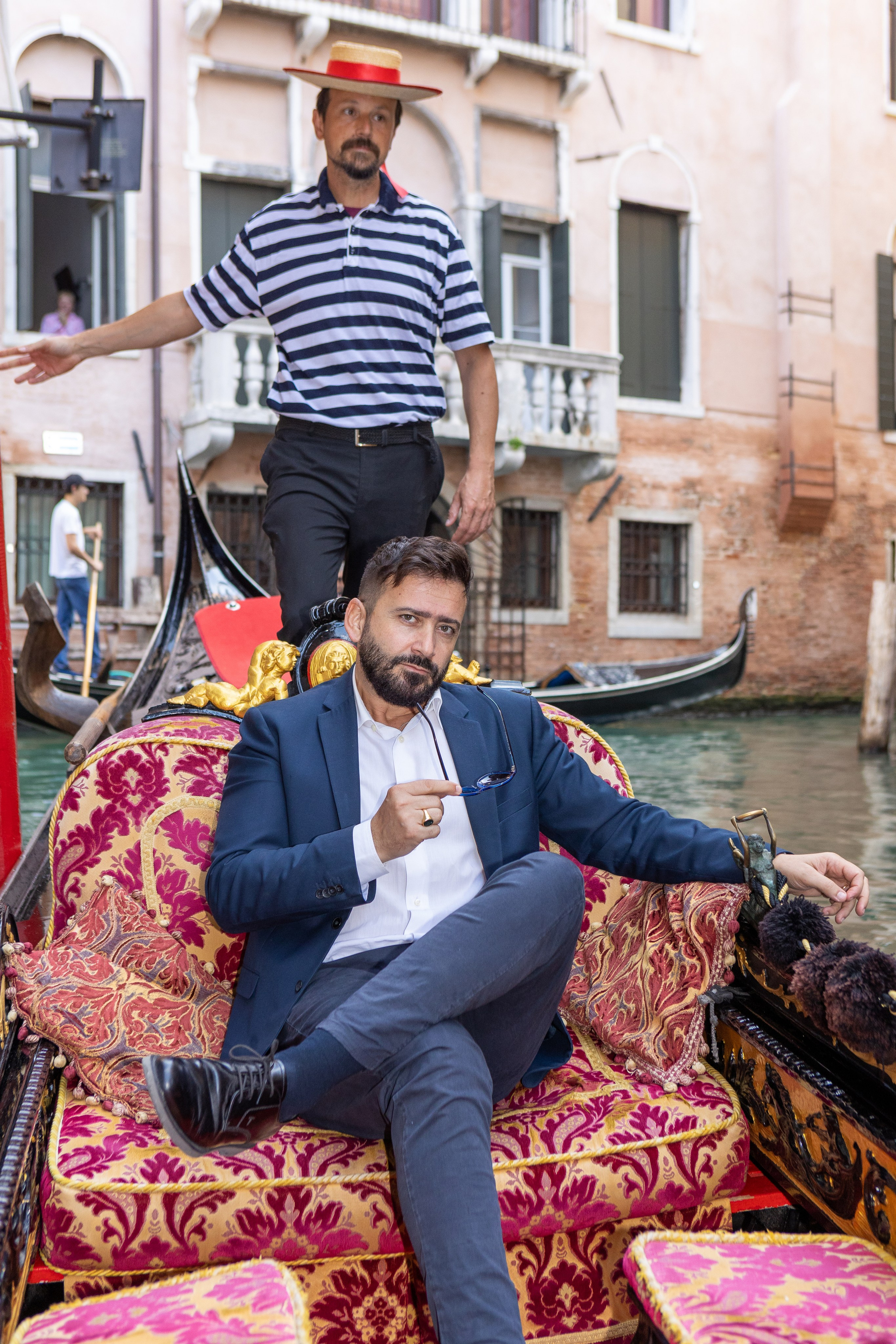 Margo and Vincenzo at dawn in Venice