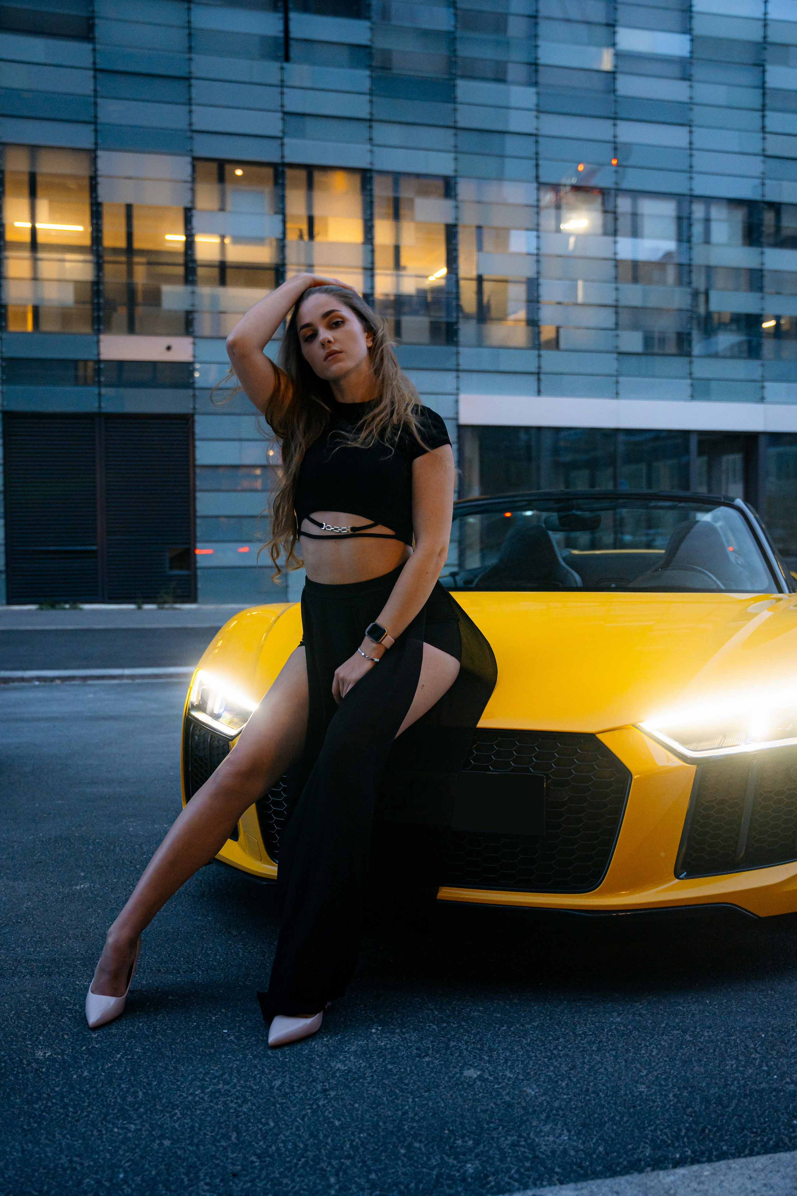 Alexandra x Audi R8. Photographer in Paris — Vitalii Motruk