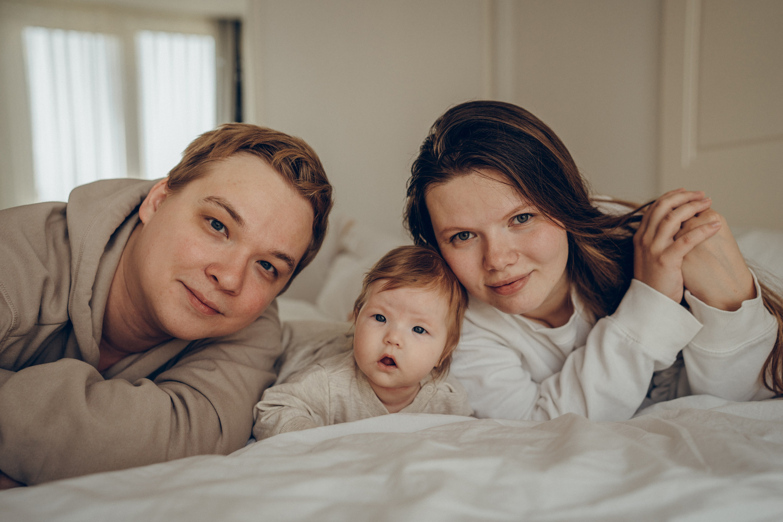 Семейная с младенцем. Фотограф Москва Ларина Юлия