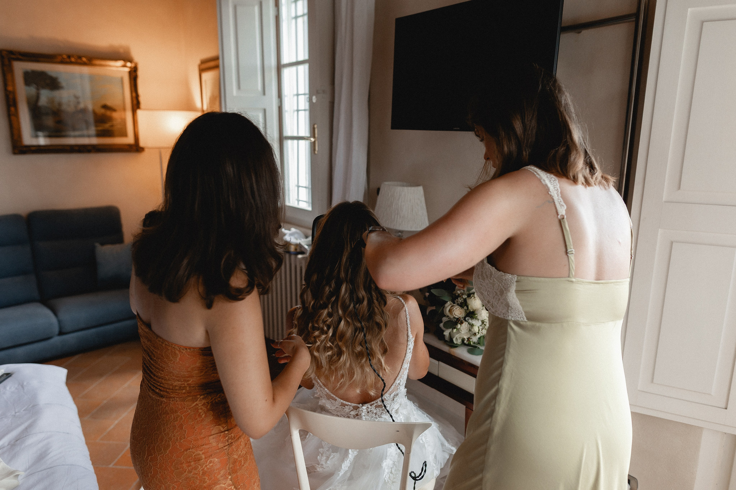 Diana & Thomas. Villa Scorzi, Tuscany. Digital + Film 35mm. Фотограф в Милане Анна Линник