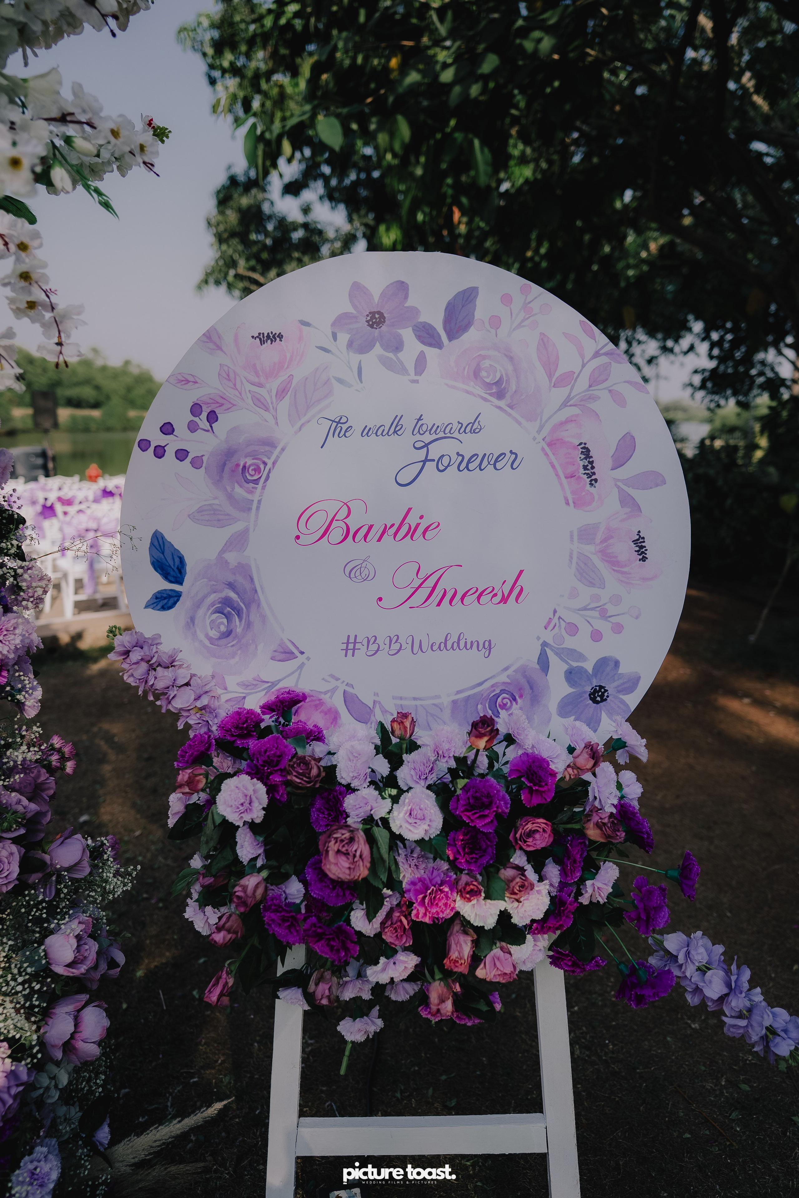 Varamala Ft. Barbie & Aneesh. Fine art Wedding Photographers in India & Canada