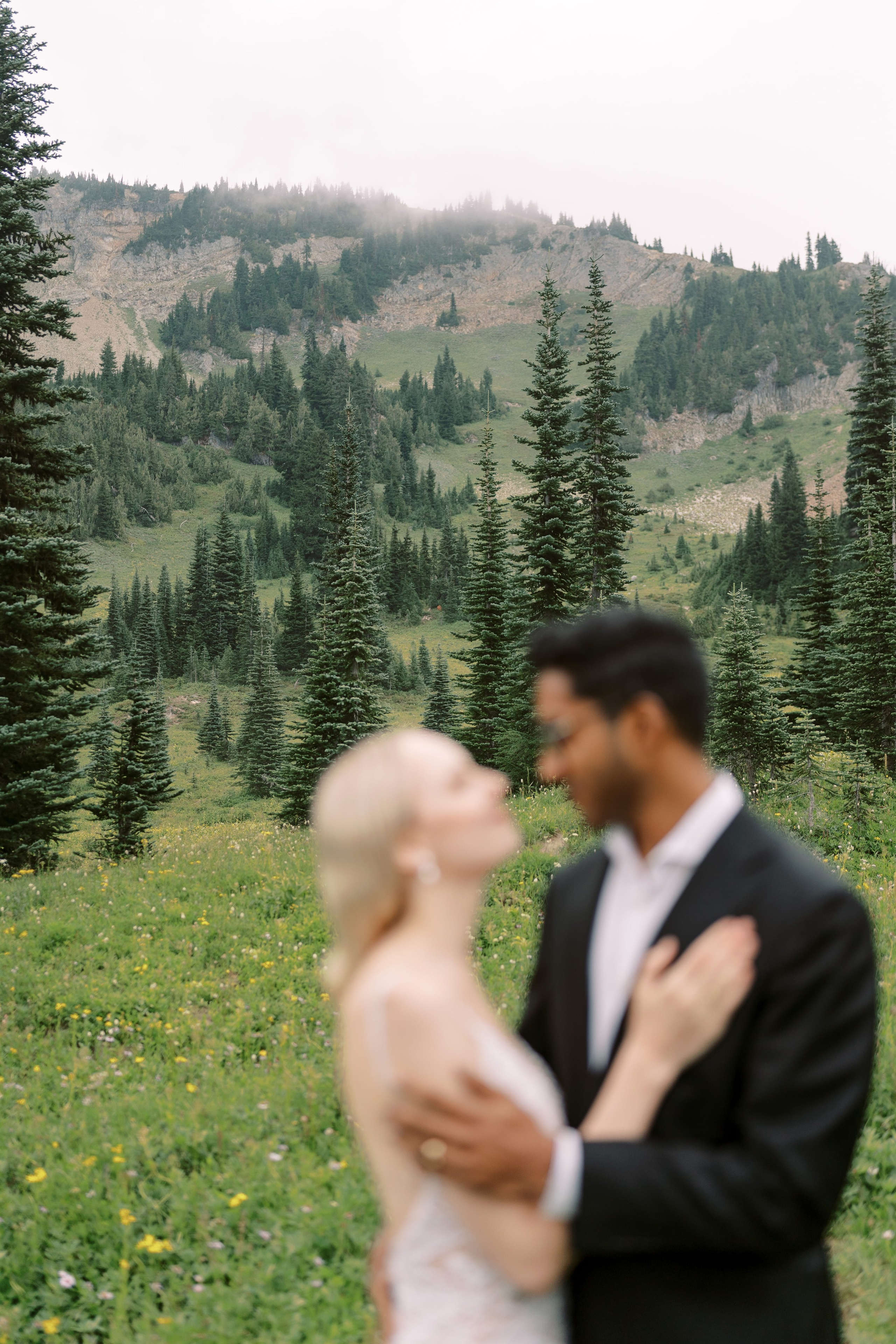 Rachel & Ryan Wedding photoshoot. August 2024. Little Tipsoo Lake, WA Day 2. EVAN ARISTOV WEDDING PHOTOGRAPHY — Seattle Wedding Photographer