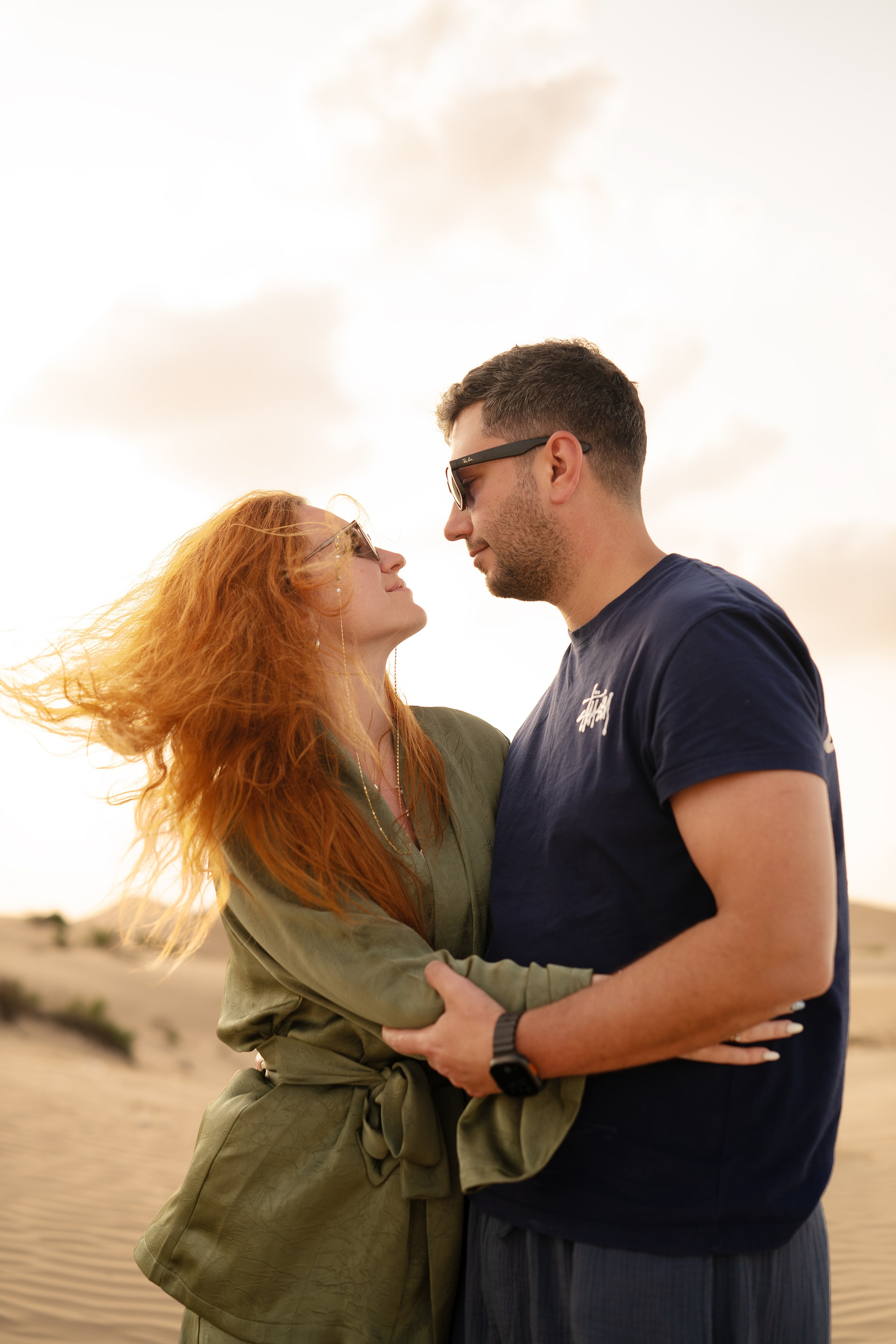 Desert Photoshoot in Abu Dhabi — Magic of Light, Wind & Emotion. Mariia Safronova is your photographer in Abu Dhabi and Dubai