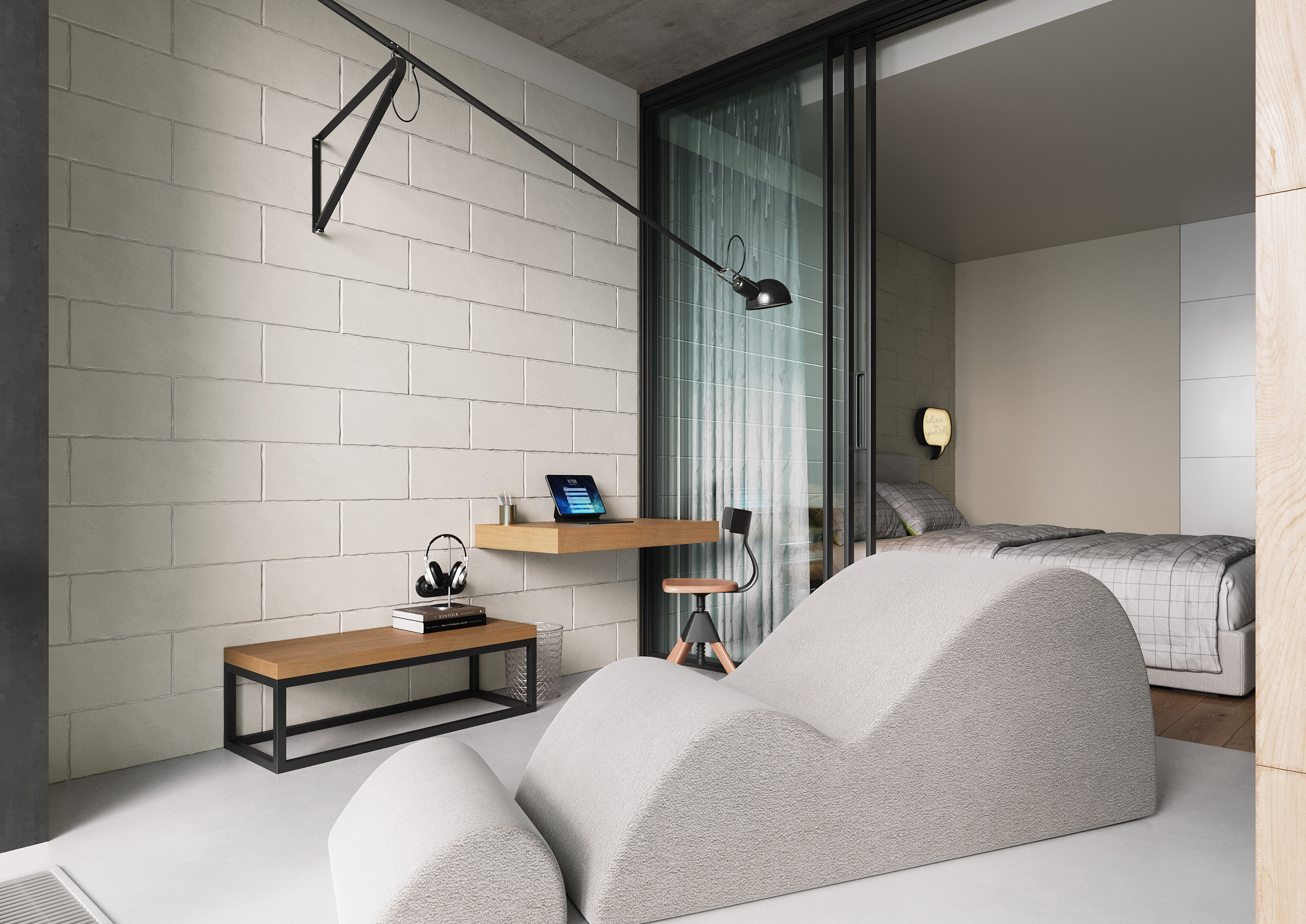 Novopecherskie Lipki Penthouse / Olha Akulova Design. Interior and object 3D visualization