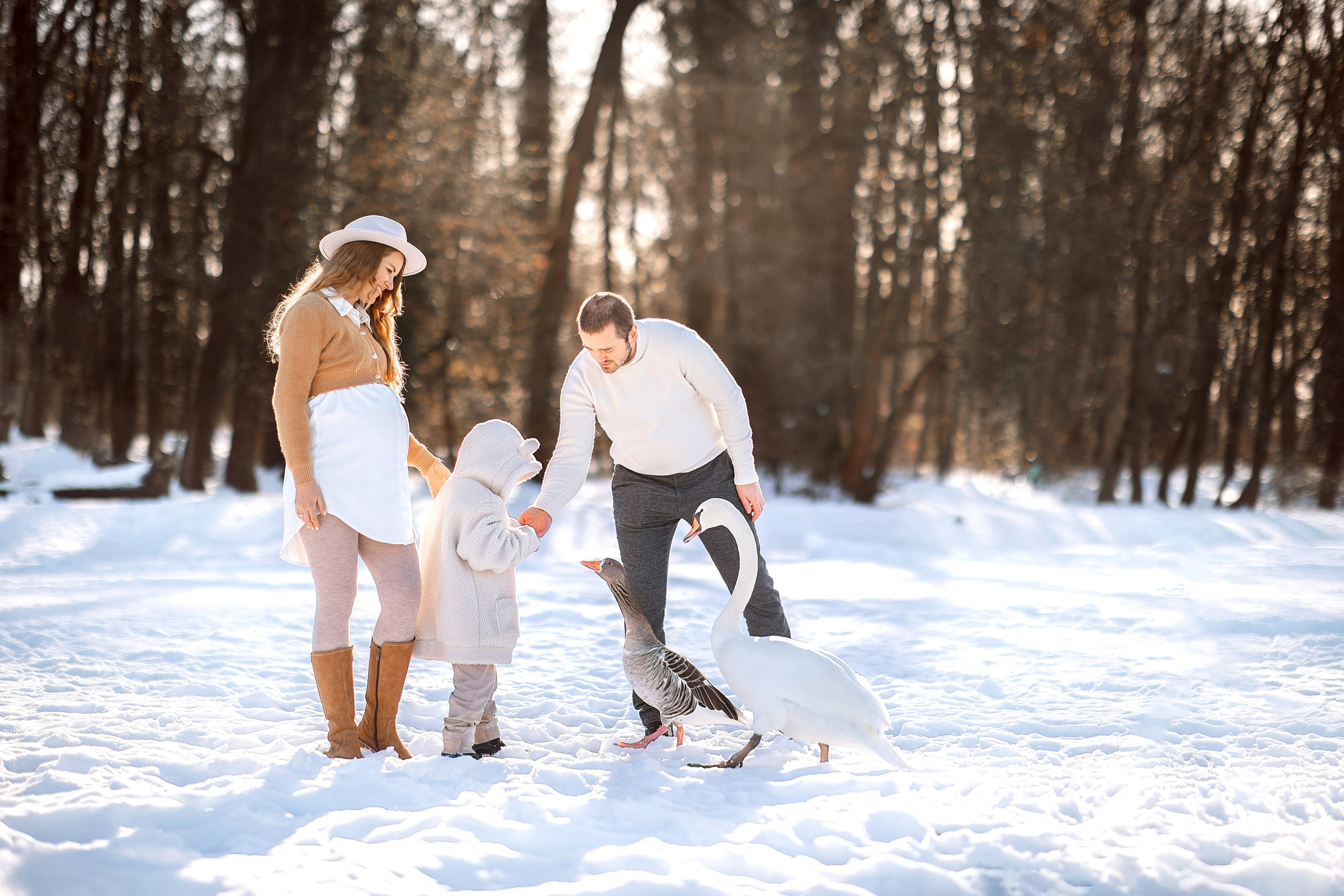 Belly and Swans. Family Fotografer in München und Umgebung