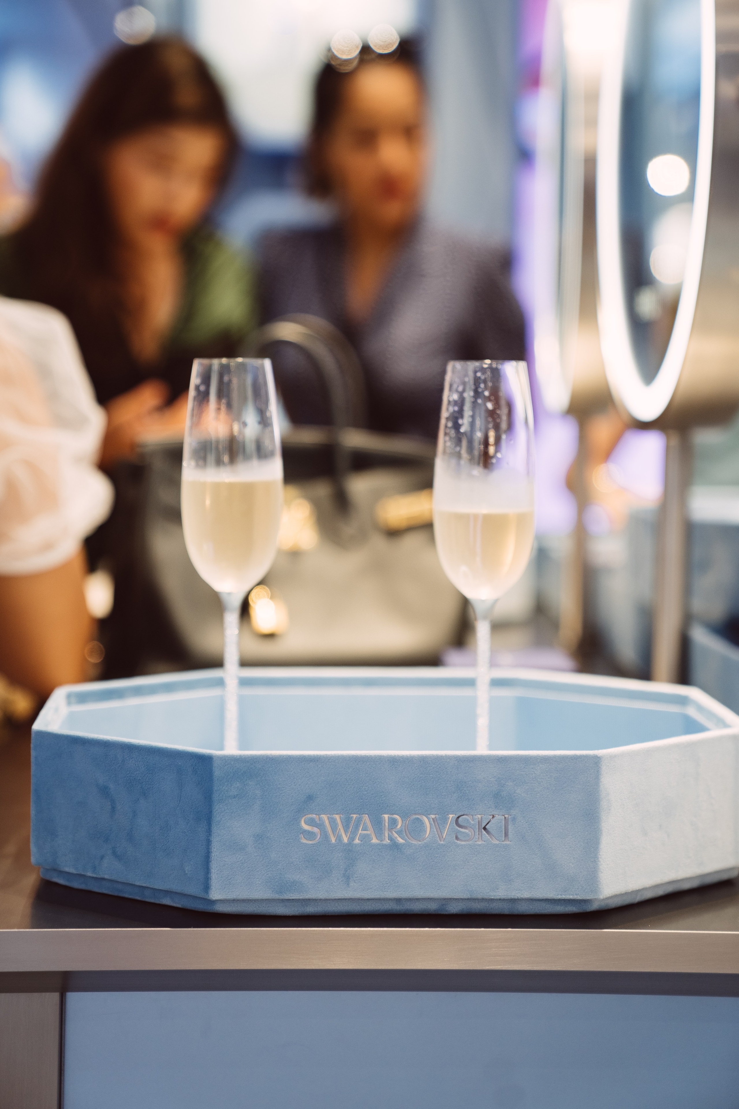 Swarovski event. Dasha in Singapore