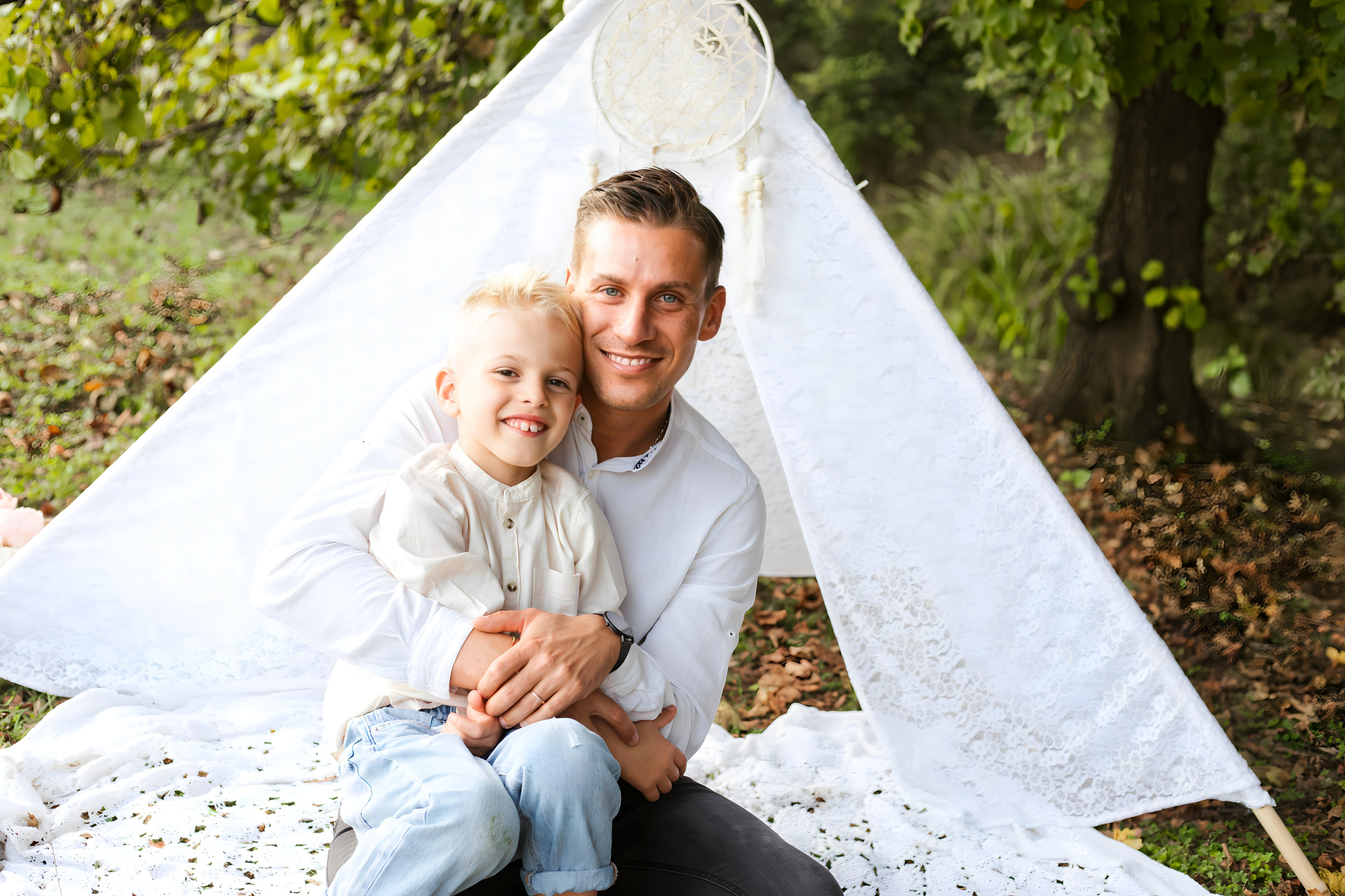 Maggie e la sua bellissima famiglia. Luci e Capricci Photography
