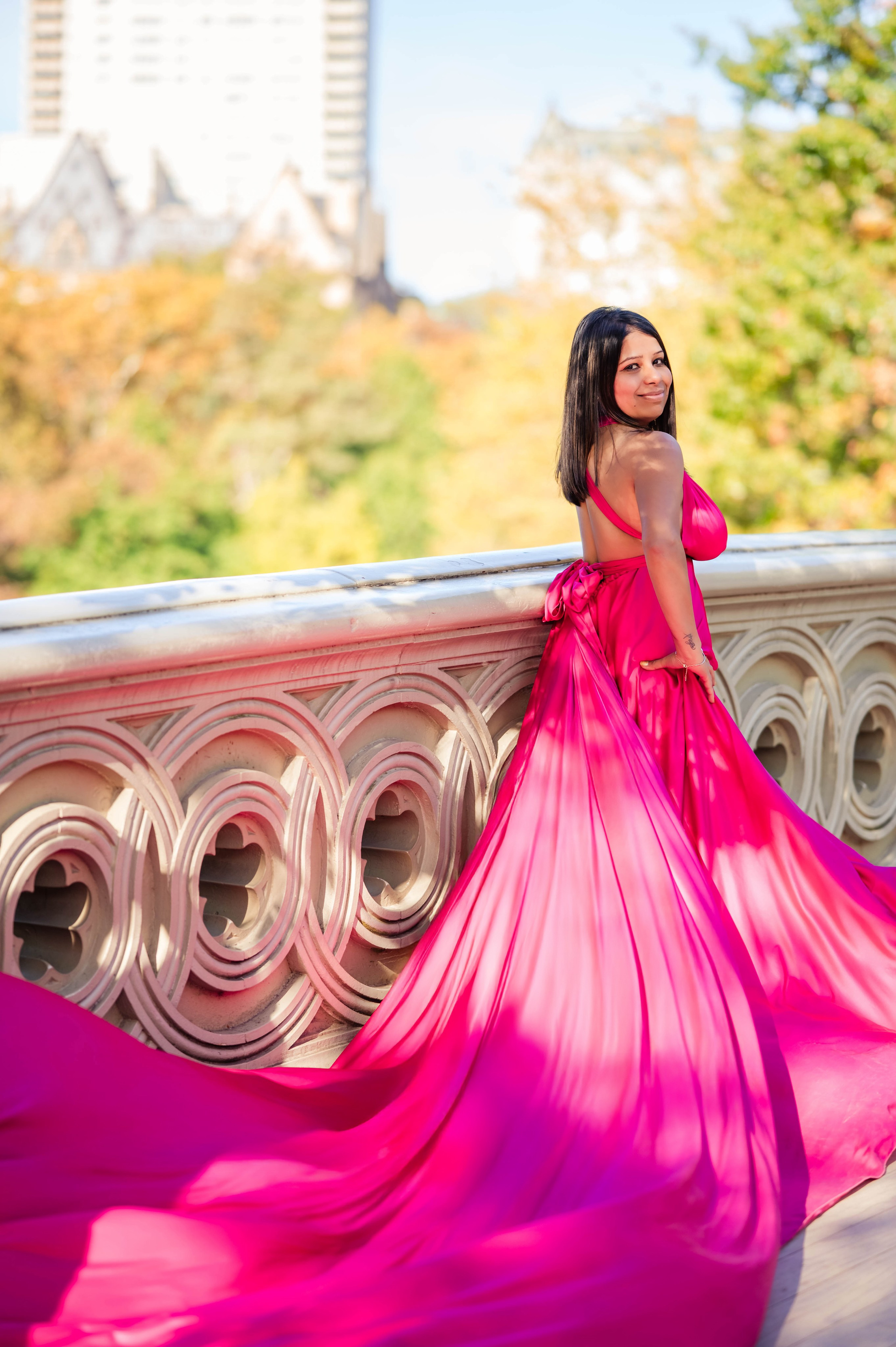 Flying dress. Alena Galieva New York Photographer